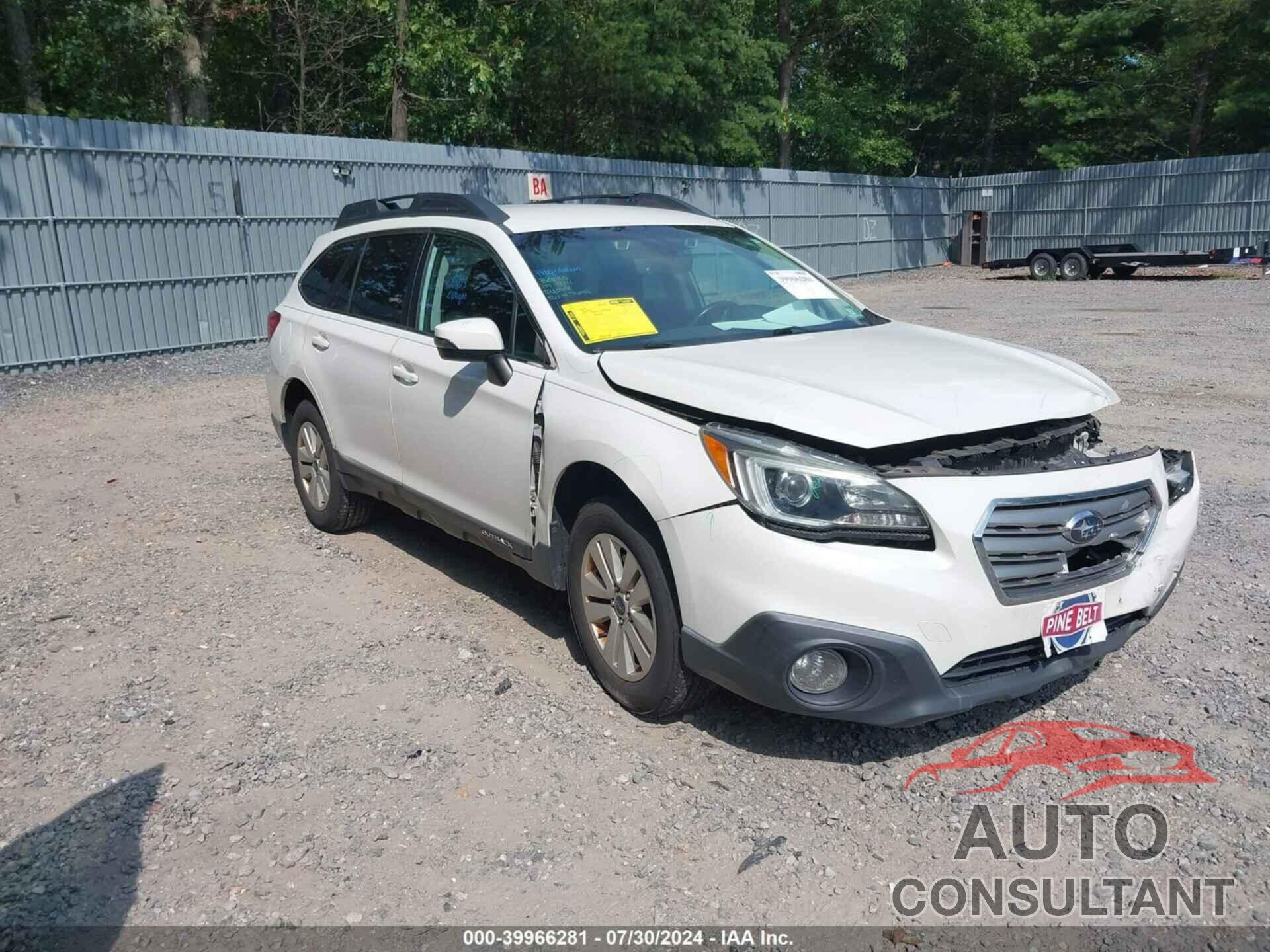 SUBARU OUTBACK 2017 - 4S4BSAFC5H3204762