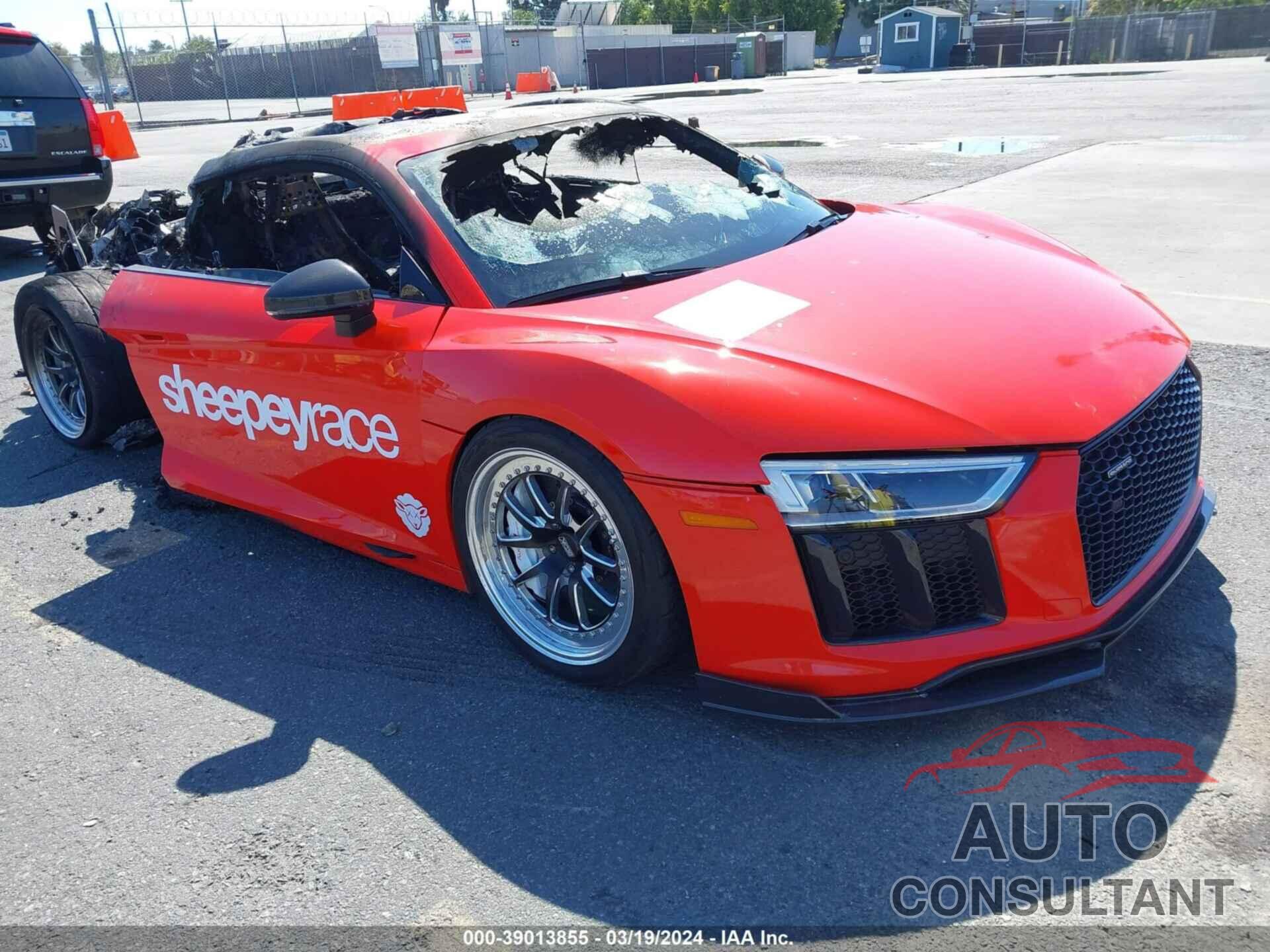 AUDI R8 2017 - WUAKBAFXXH7902206