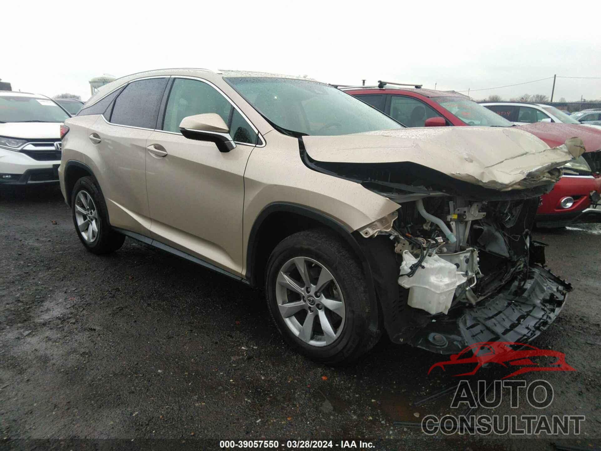 LEXUS RX 2019 - 2T2BZMCA3KC208016