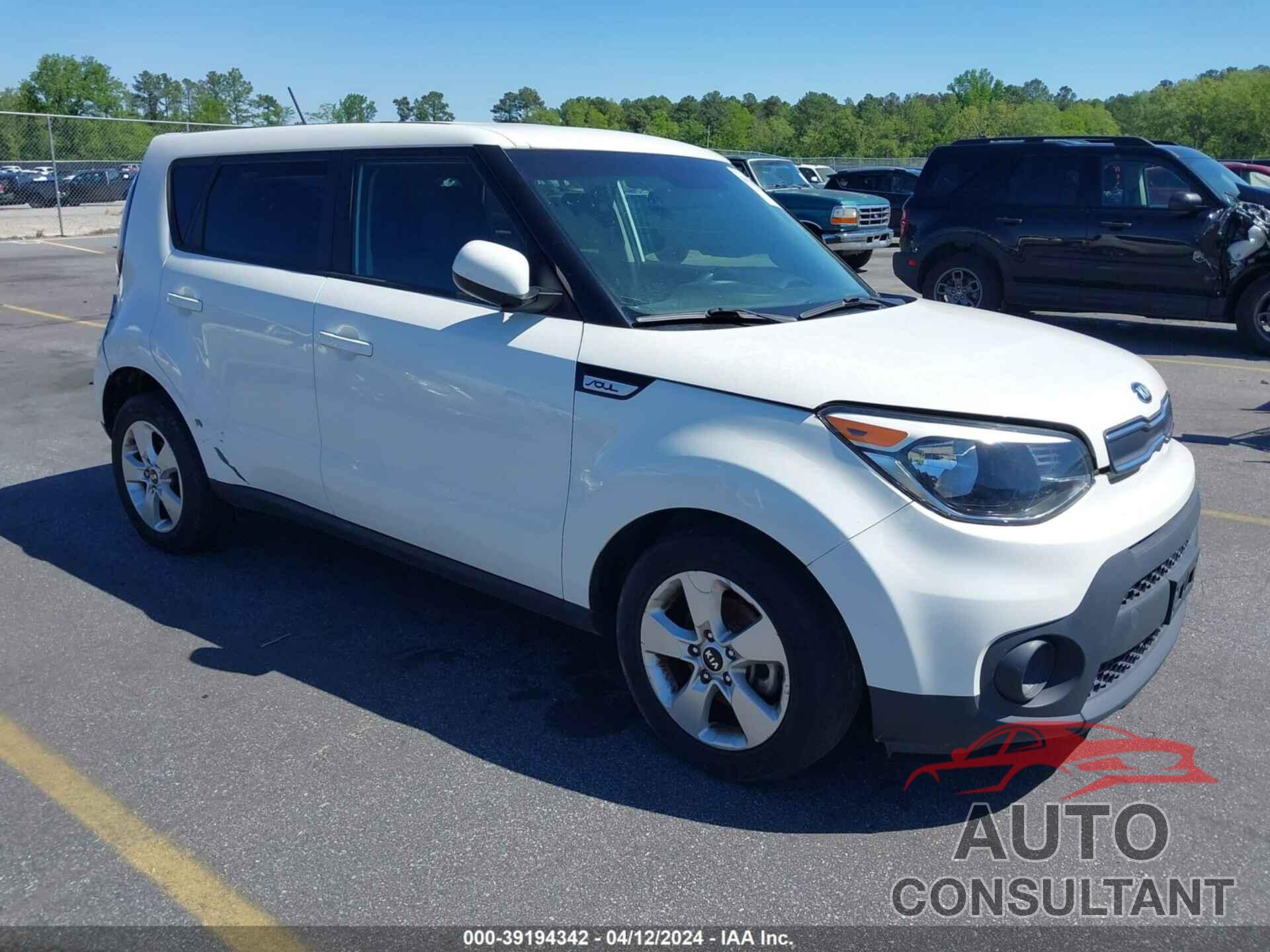 KIA SOUL 2019 - KNDJN2A26K7919447