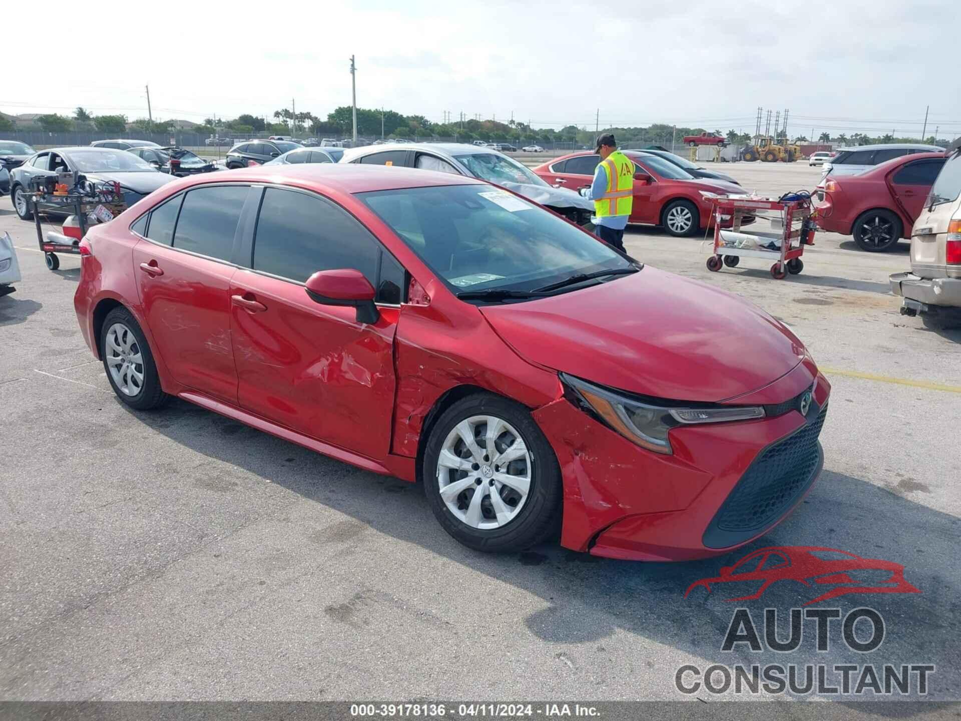 TOYOTA COROLLA 2020 - JTDEPRAE4LJ110760