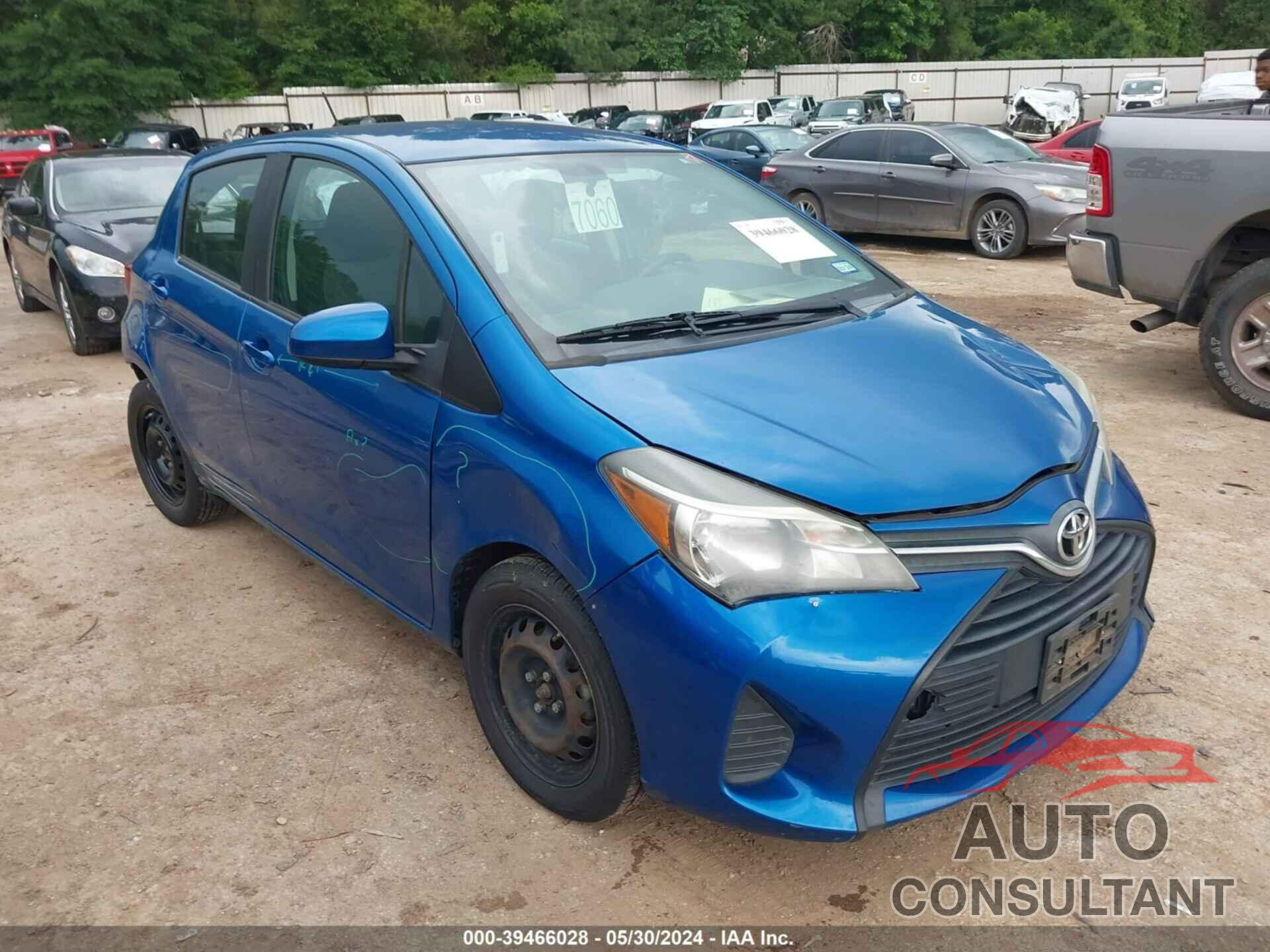 TOYOTA YARIS 2016 - VNKKTUD30GA058407