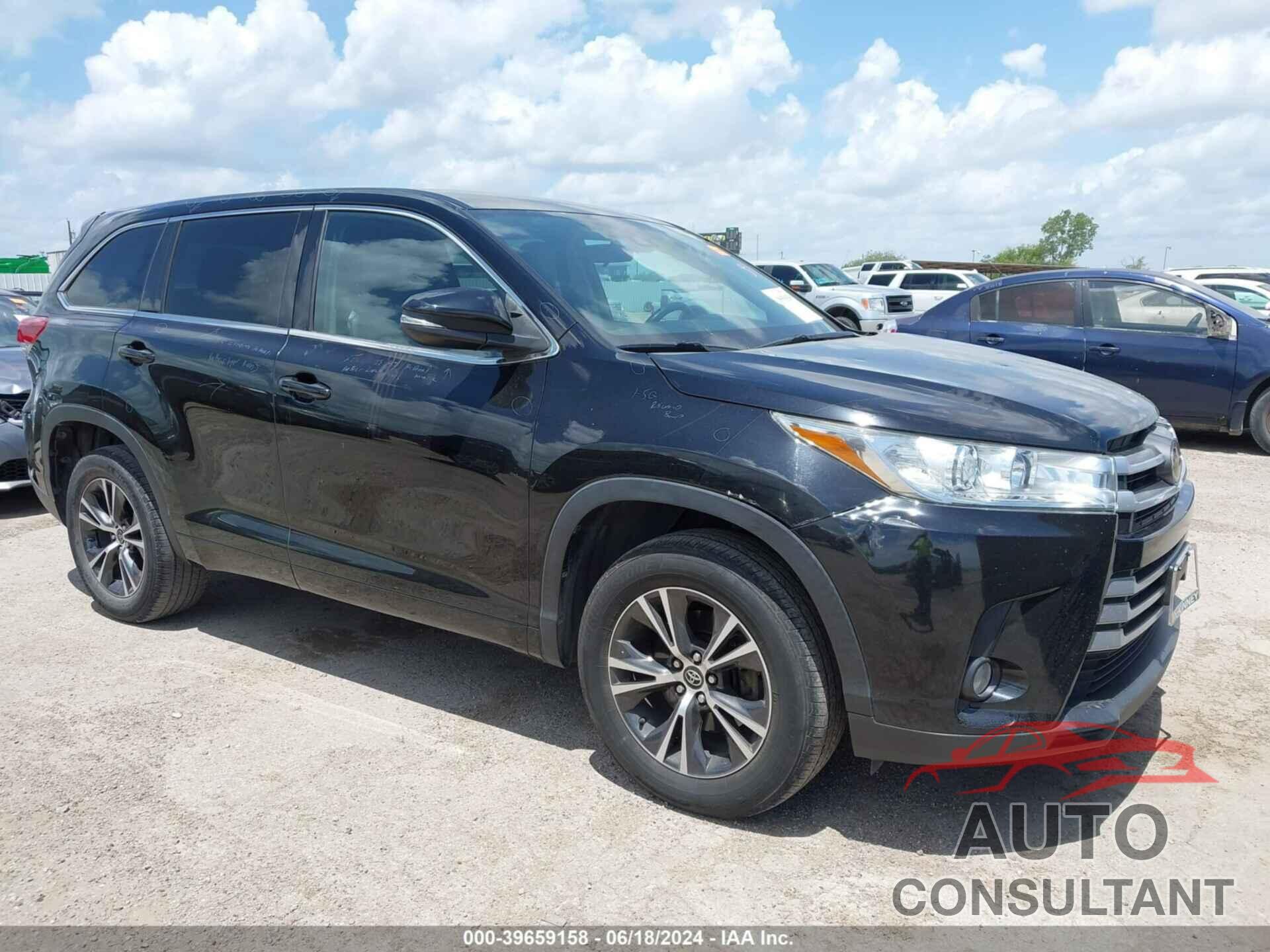 TOYOTA HIGHLANDER 2017 - 5TDZZRFH9HS234791