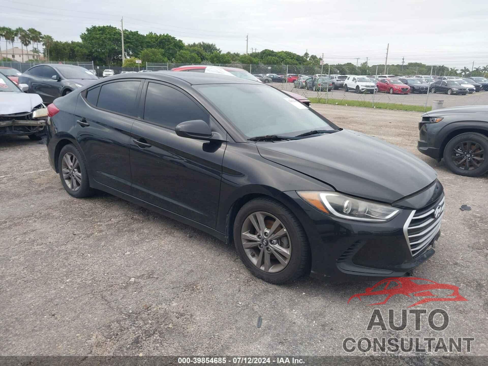 HYUNDAI ELANTRA 2018 - 5NPD84LF0JH235746