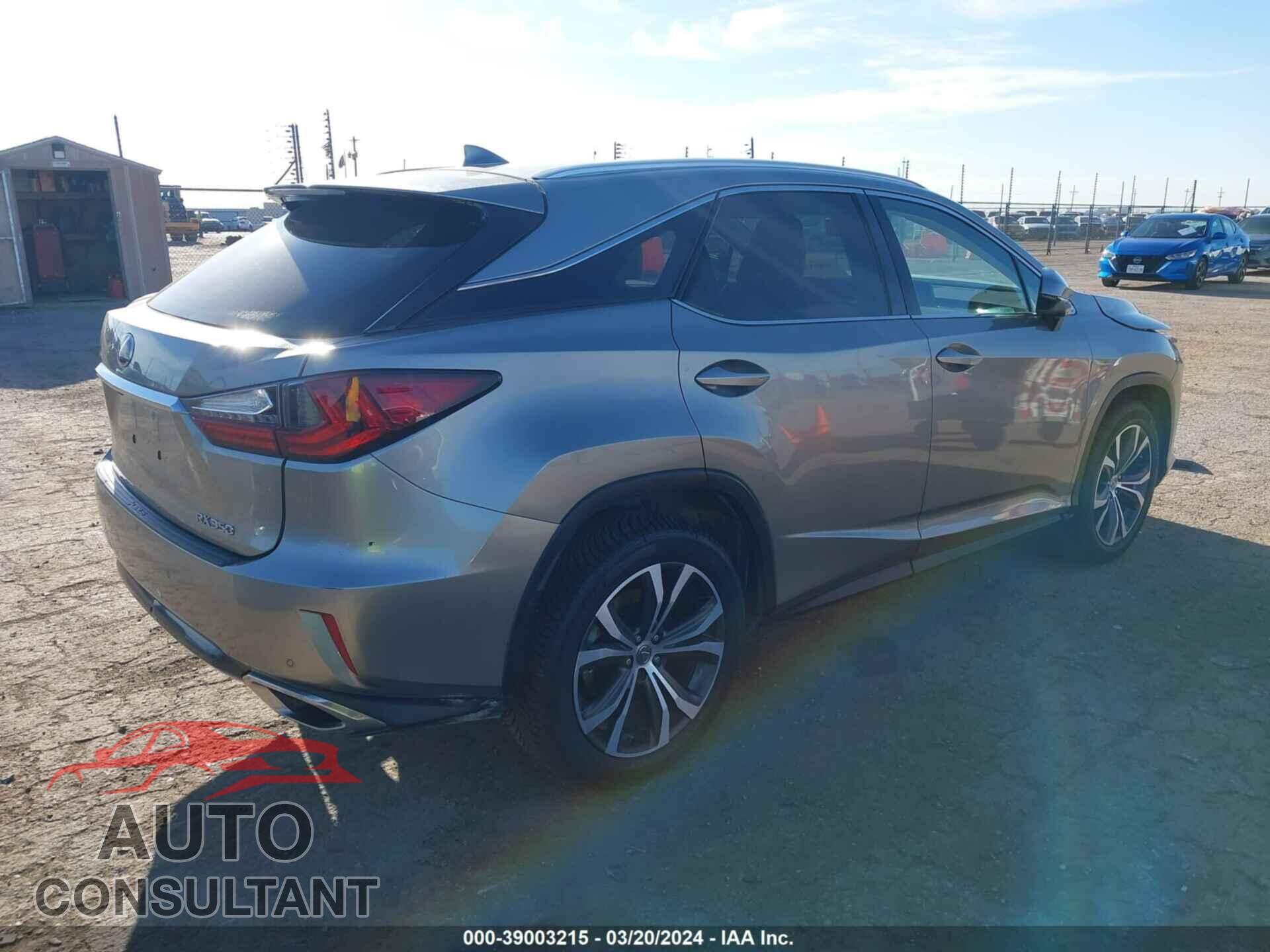 LEXUS RX 2017 - 2T2ZZMCA6HC041464