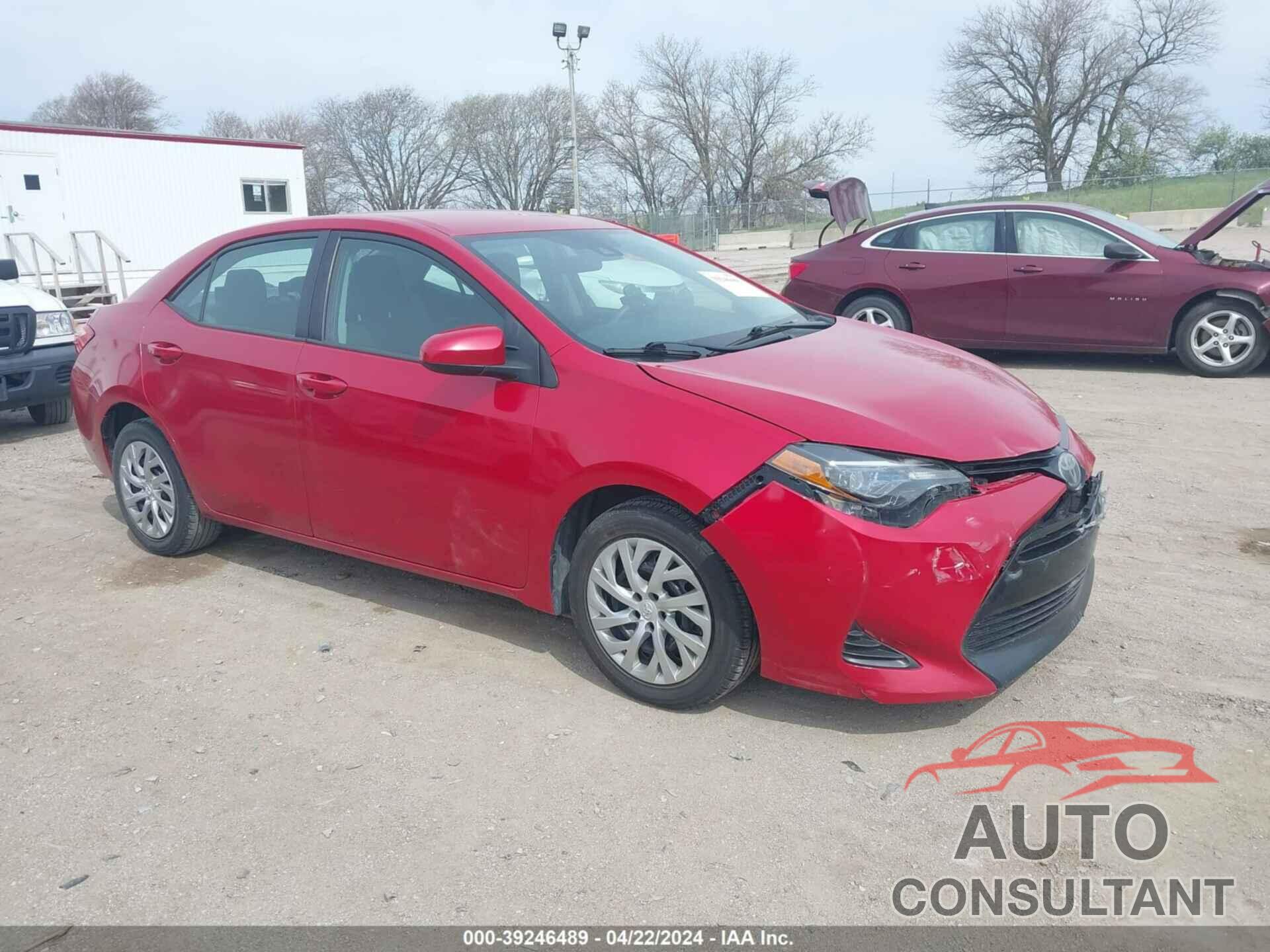 TOYOTA COROLLA 2019 - 2T1BURHE4KC186247