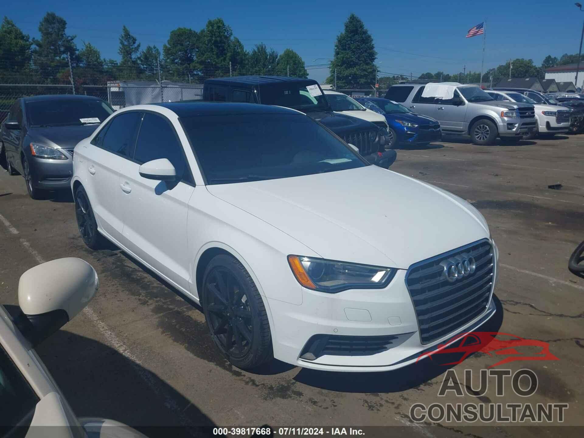 AUDI A3 2016 - WAUB8GFF1G1024833