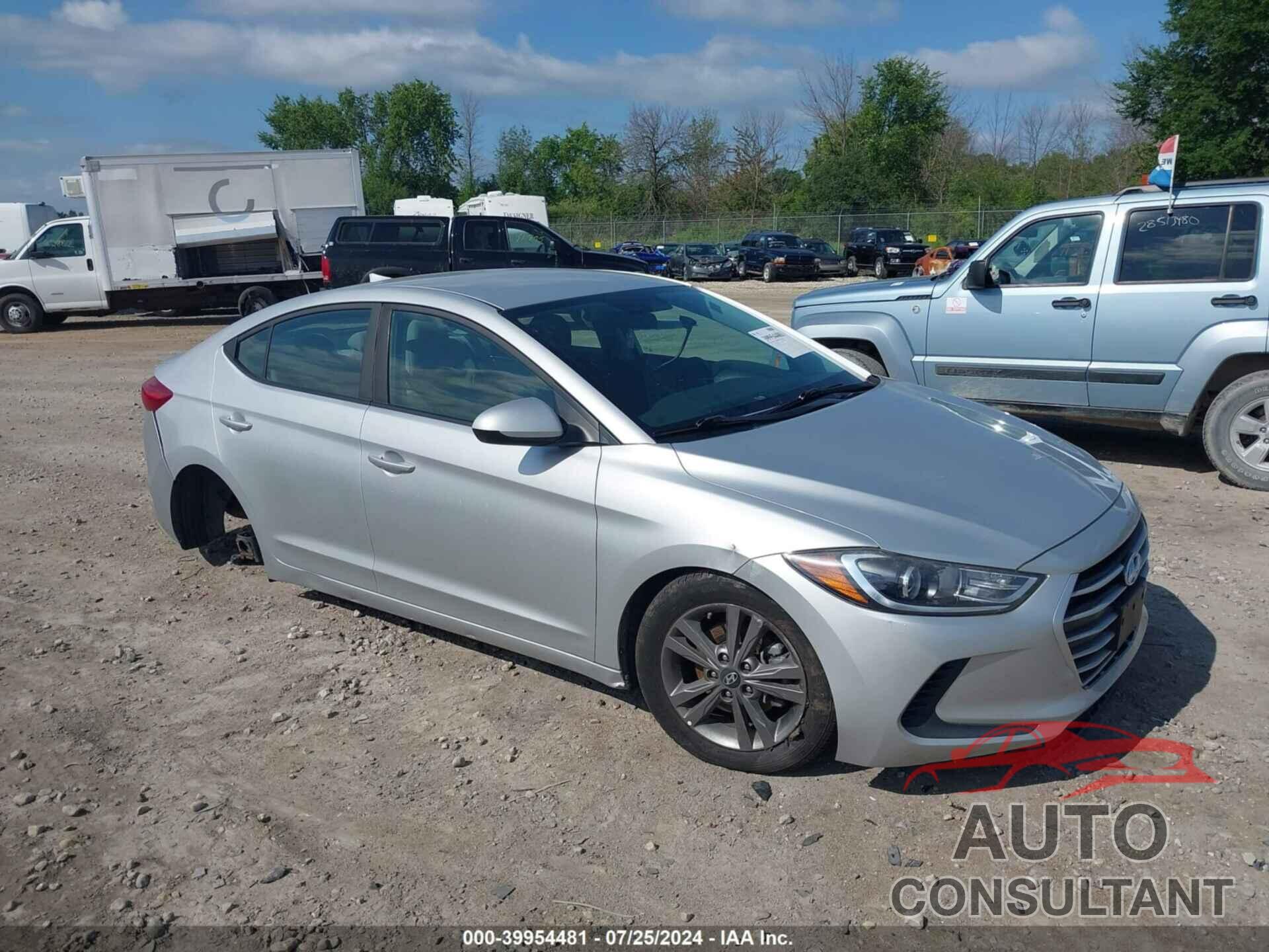 HYUNDAI ELANTRA 2018 - 5NPD84LF2JH341034