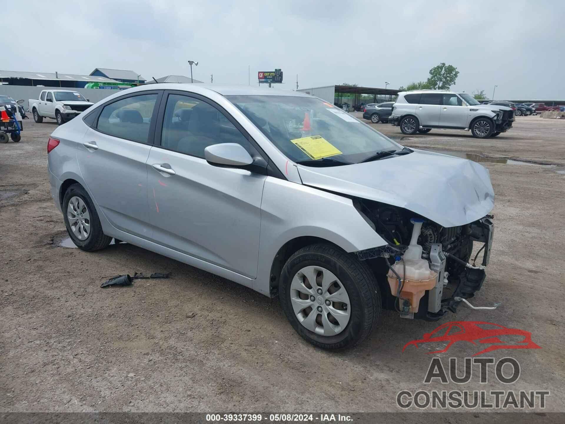 HYUNDAI ACCENT 2016 - KMHCT4AE9GU050089