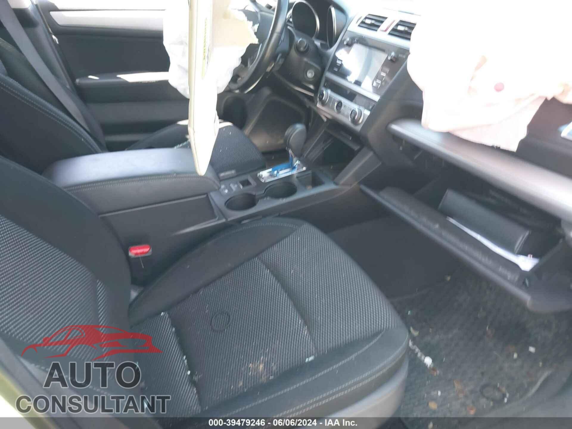 SUBARU OUTBACK 2017 - 4S4BSAFC8H3219823