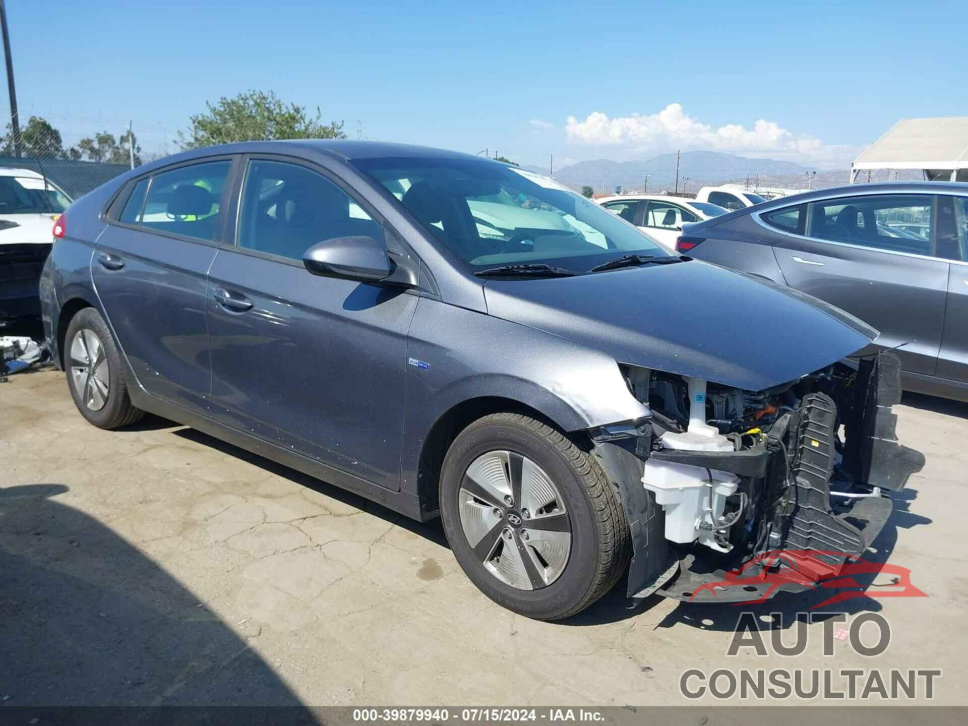 HYUNDAI IONIQ HYBRID 2019 - KMHC65LC0KU180053