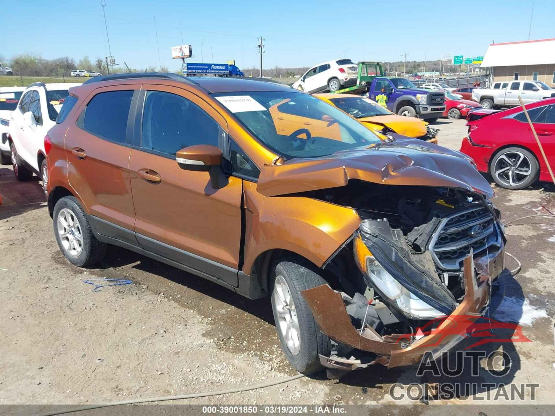 FORD ECOSPORT 2019 - MAJ3S2GE0KC289862