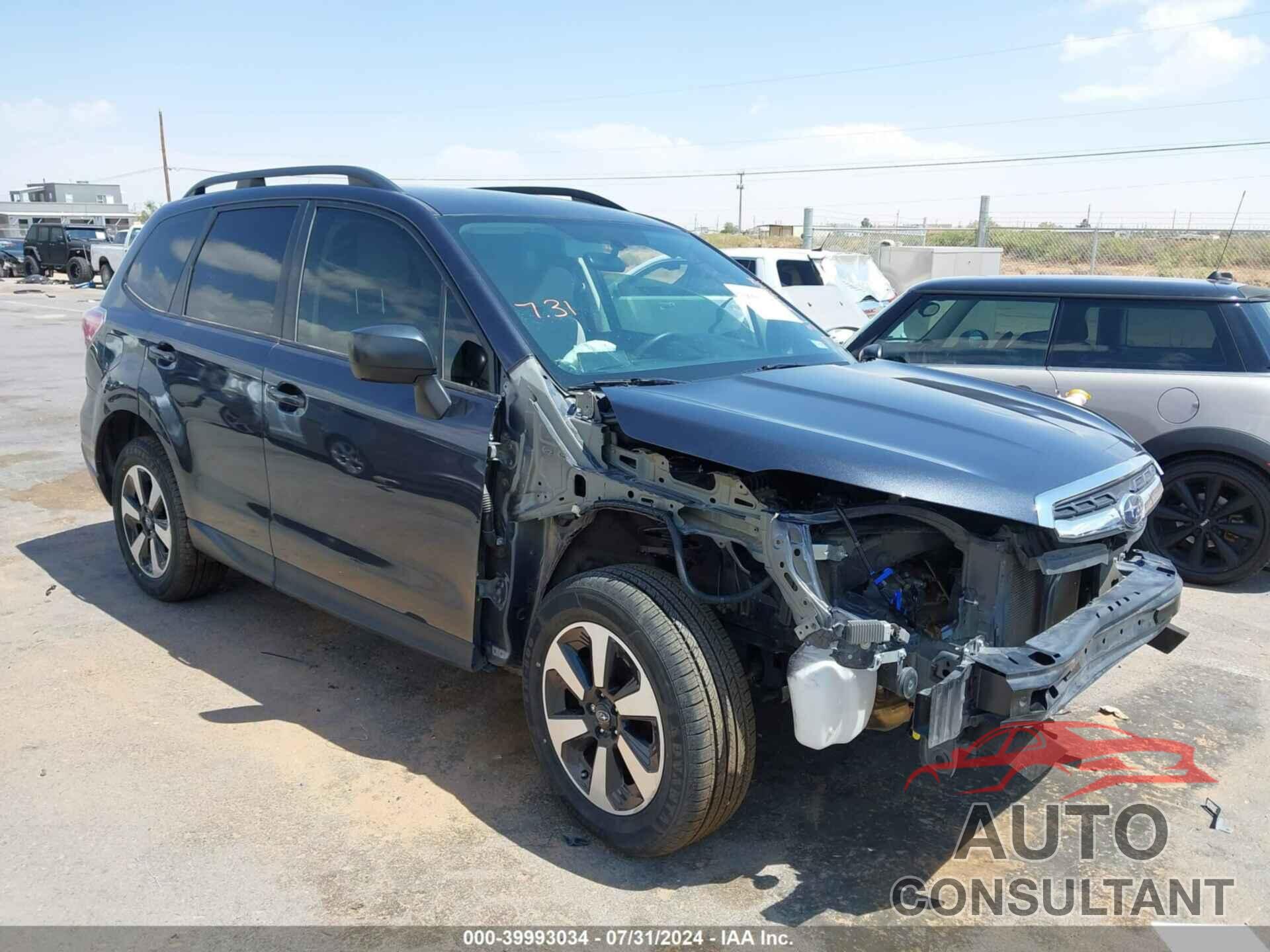 SUBARU FORESTER 2018 - JF2SJABCXJH501520