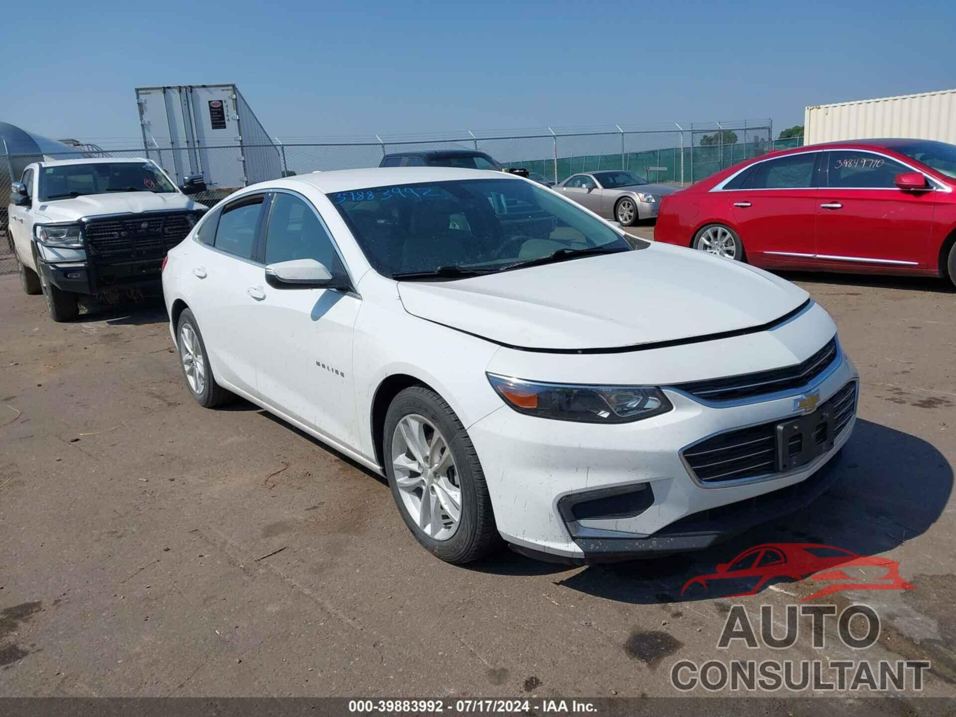 CHEVROLET MALIBU 2017 - 1G1ZE5STXHF189481