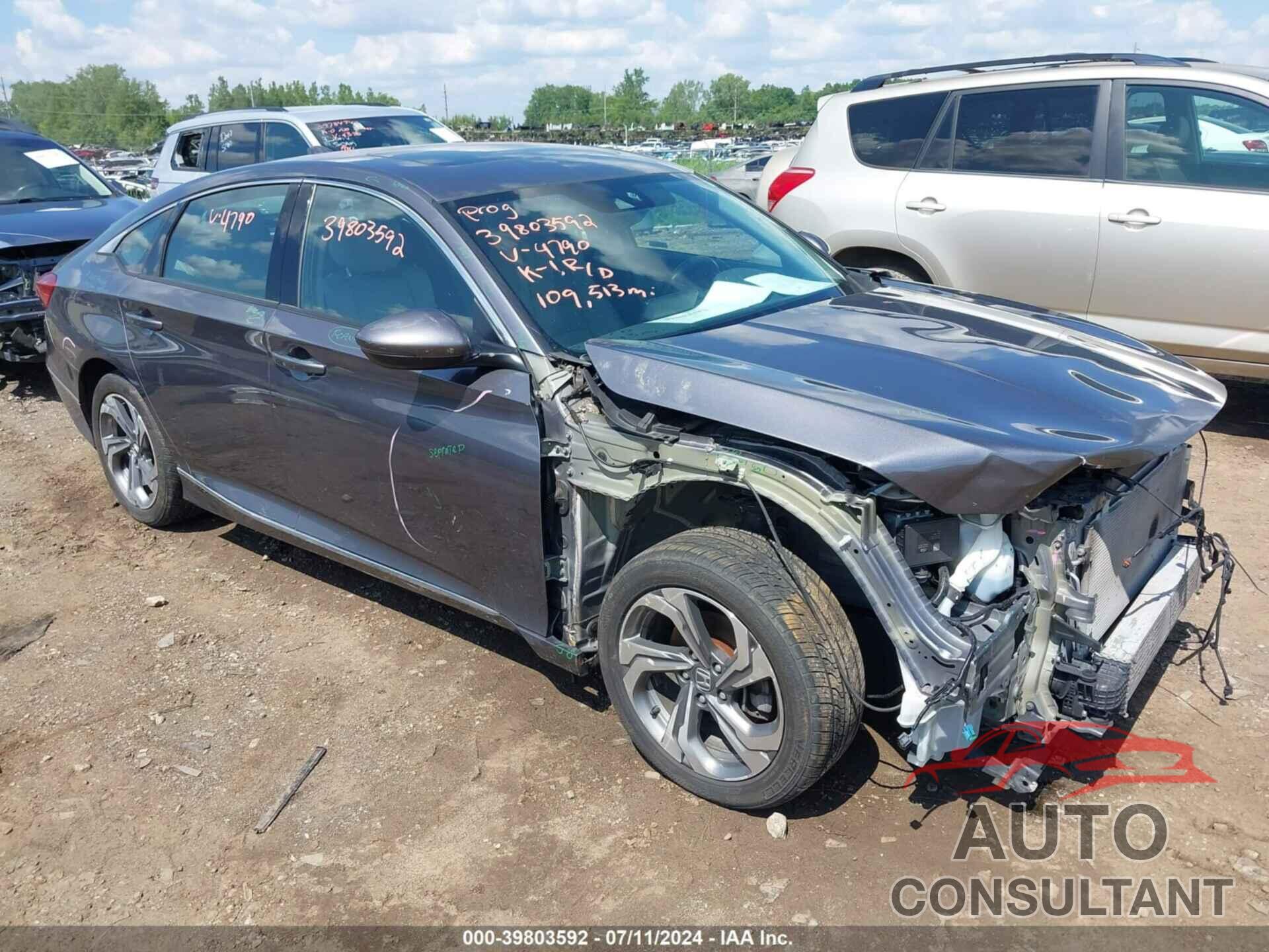 HONDA ACCORD 2018 - 1HGCV1F54JA204790
