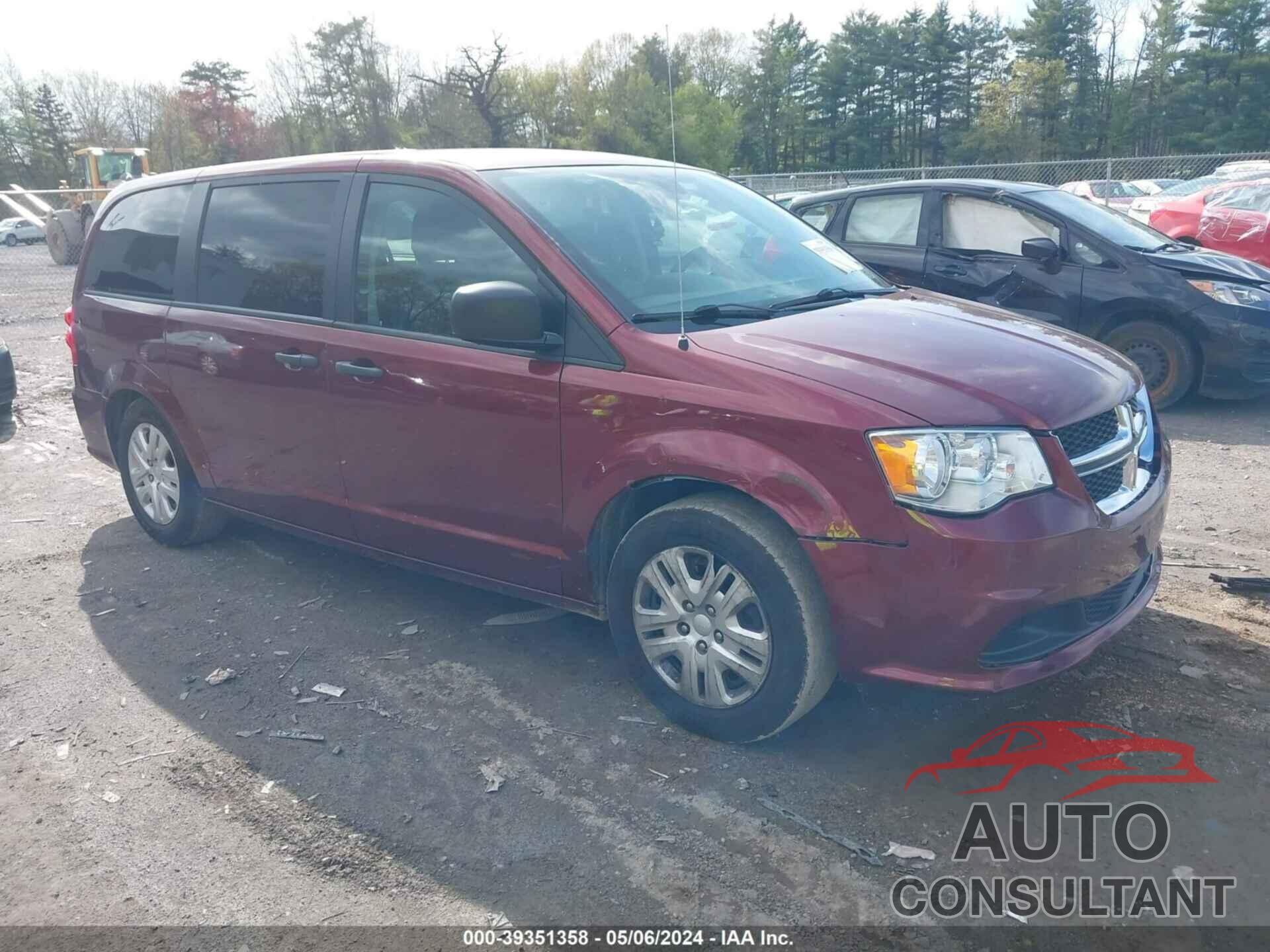 DODGE GRAND CARAVAN 2019 - 2C4RDGBG9KR502190