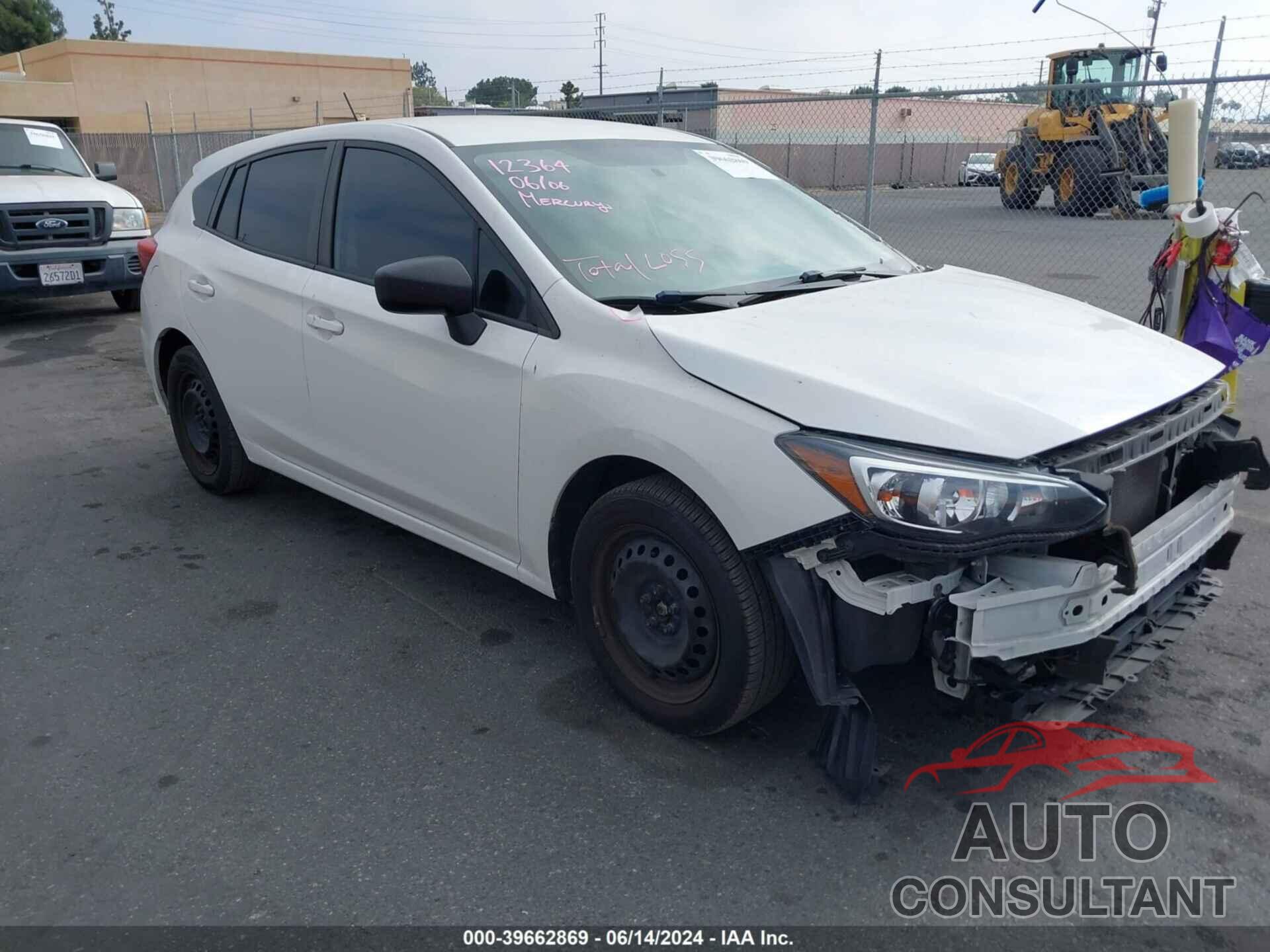 SUBARU IMPREZA 2018 - 4S3GTAA66J3735595