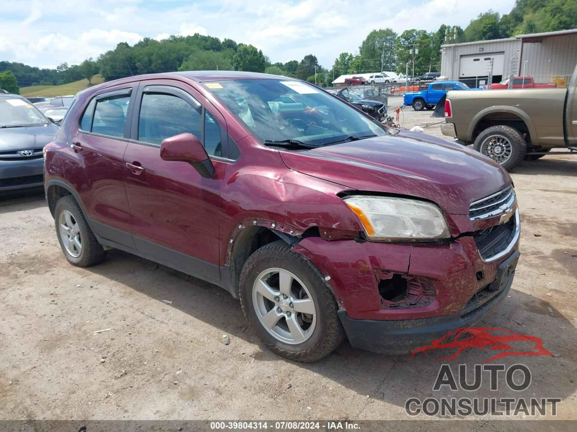 CHEVROLET TRAX 2016 - 3GNCJNSB0GL249487