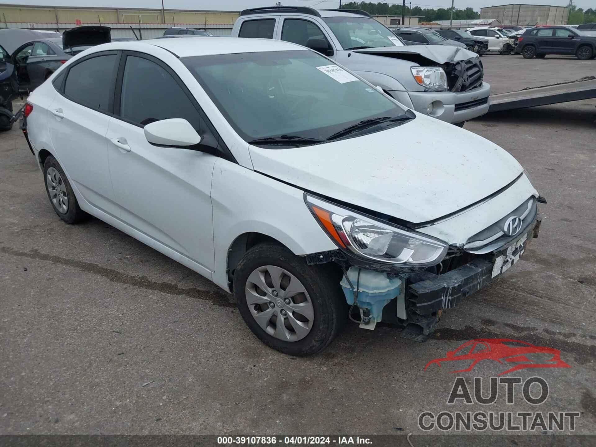 HYUNDAI ACCENT 2016 - KMHCT4AE8GU162799