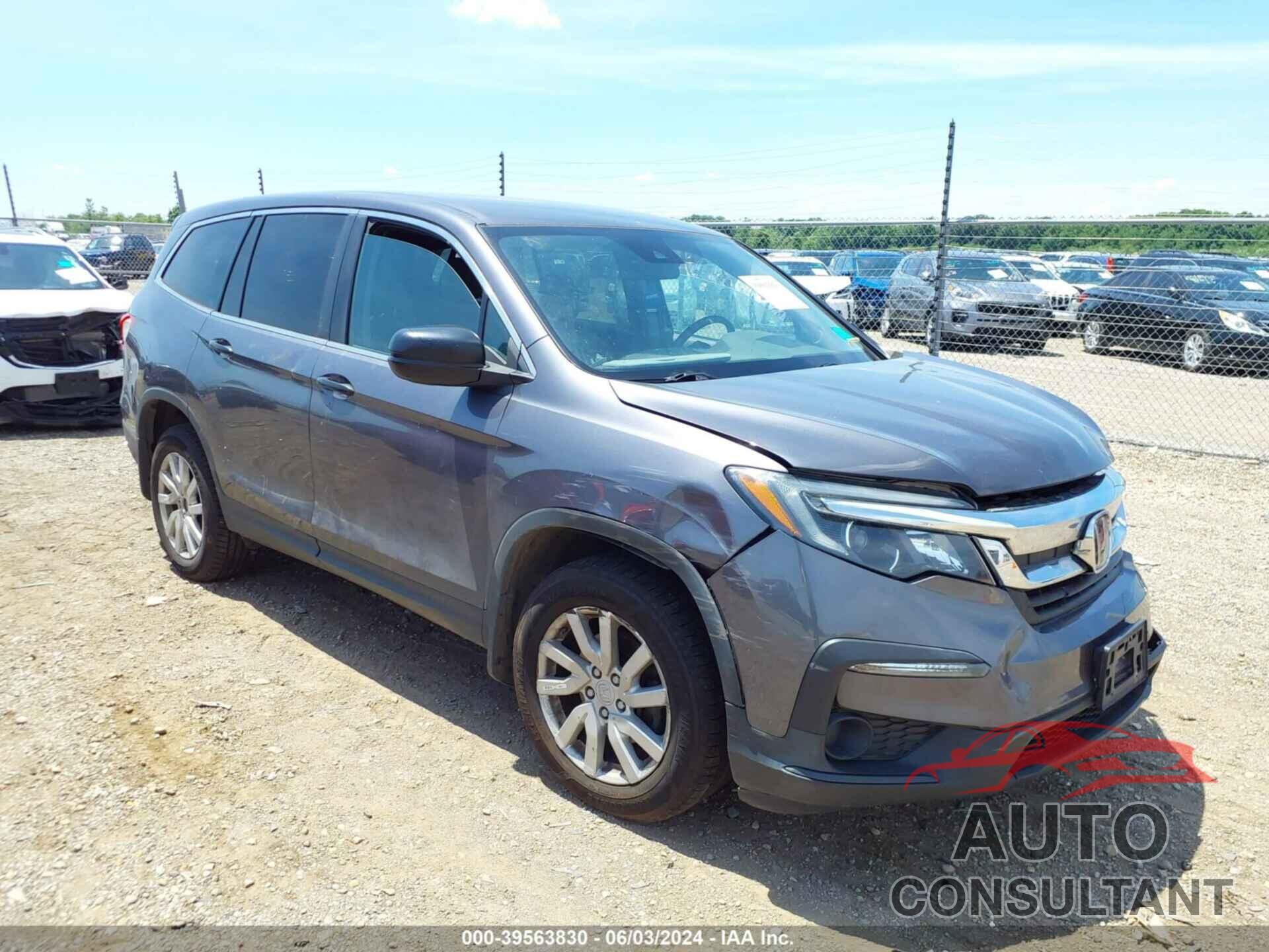 HONDA PILOT 2019 - 5FNYF6H17KB048634