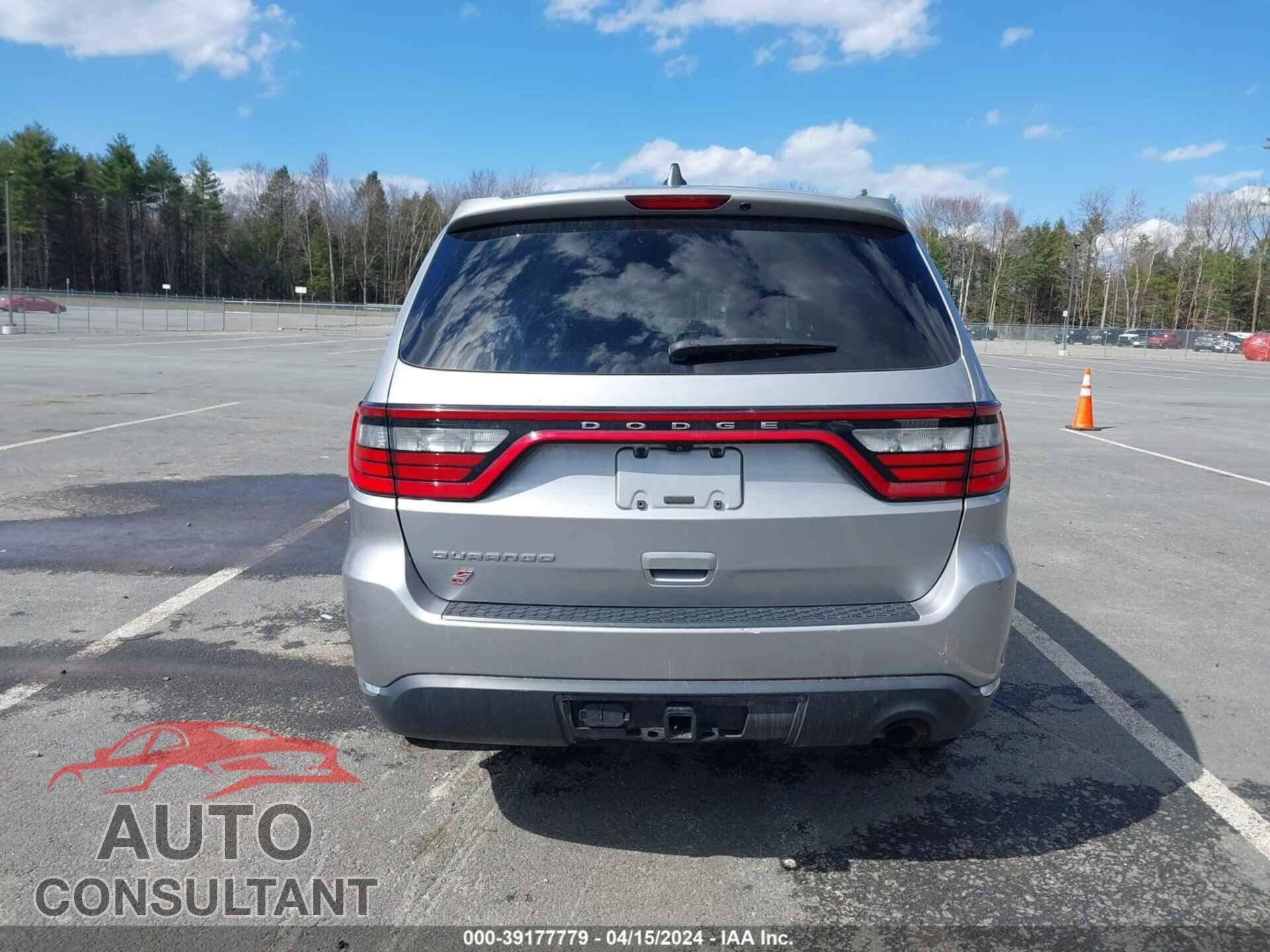 DODGE DURANGO 2019 - 1C4RDJAG8KC622909
