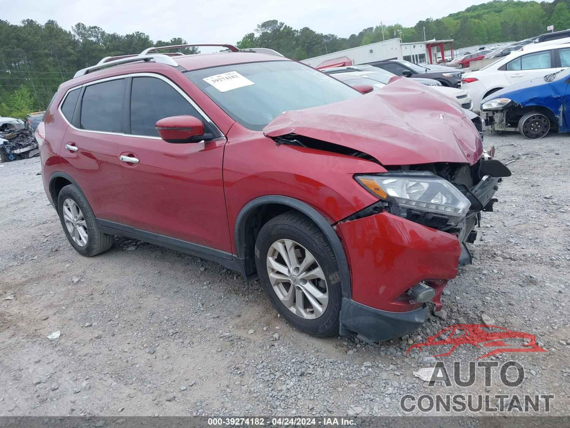 NISSAN ROGUE 2016 - KNMAT2MV9GP730956