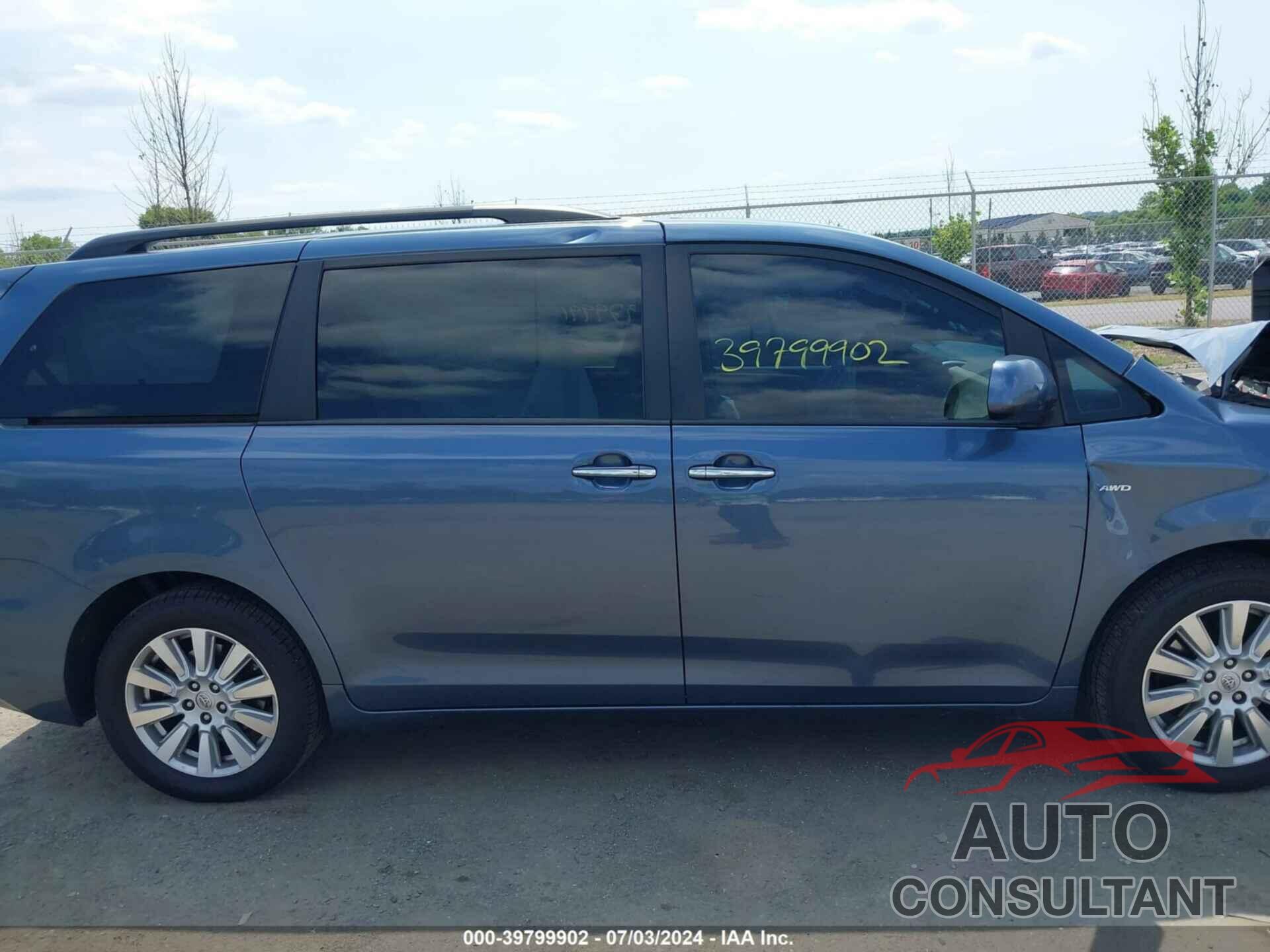 TOYOTA SIENNA 2017 - 5TDDZ3DC8HS173318
