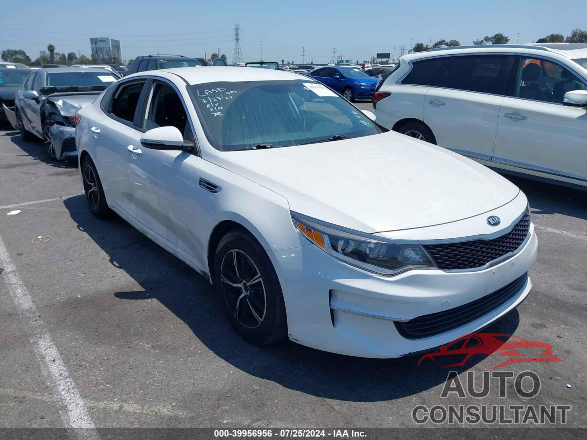KIA OPTIMA 2016 - KNAGT4L34G5095255