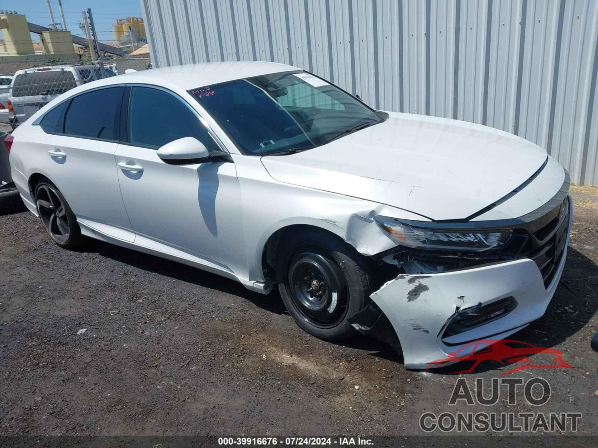 HONDA ACCORD 2018 - 1HGCV1F37JA184632