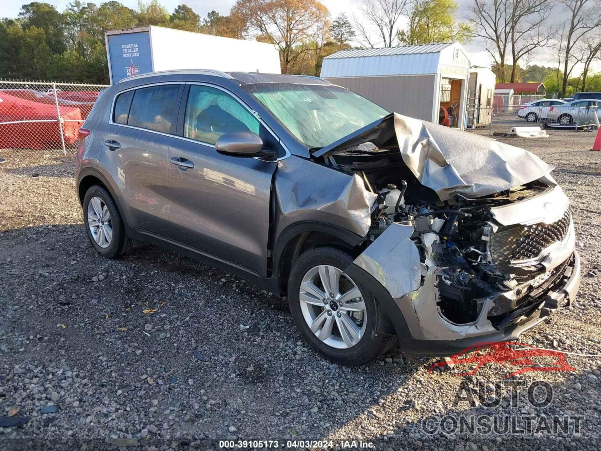 KIA SPORTAGE 2018 - KNDPM3AC4J7465080