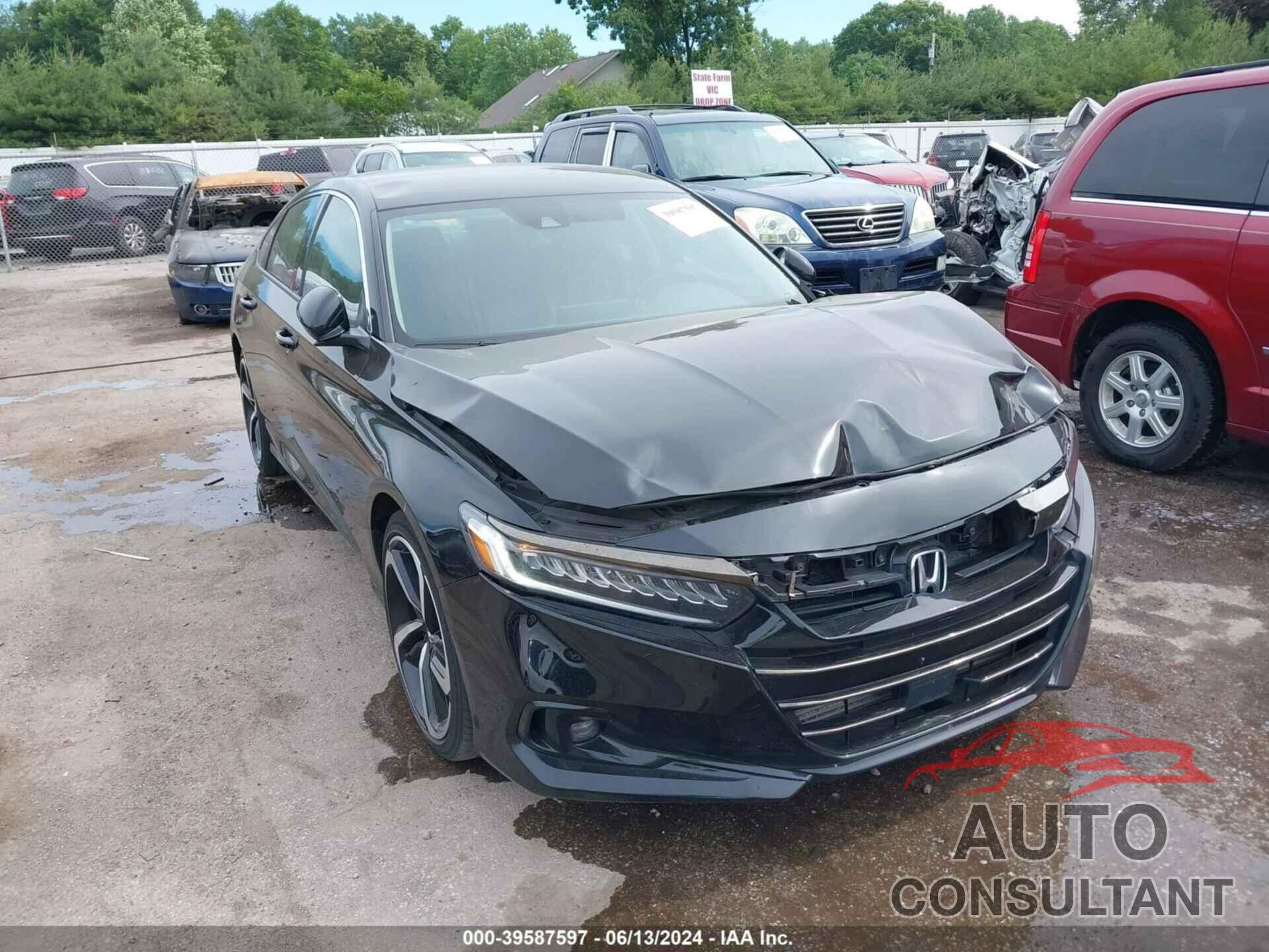 HONDA ACCORD 2021 - 1HGCV1F46MA060316