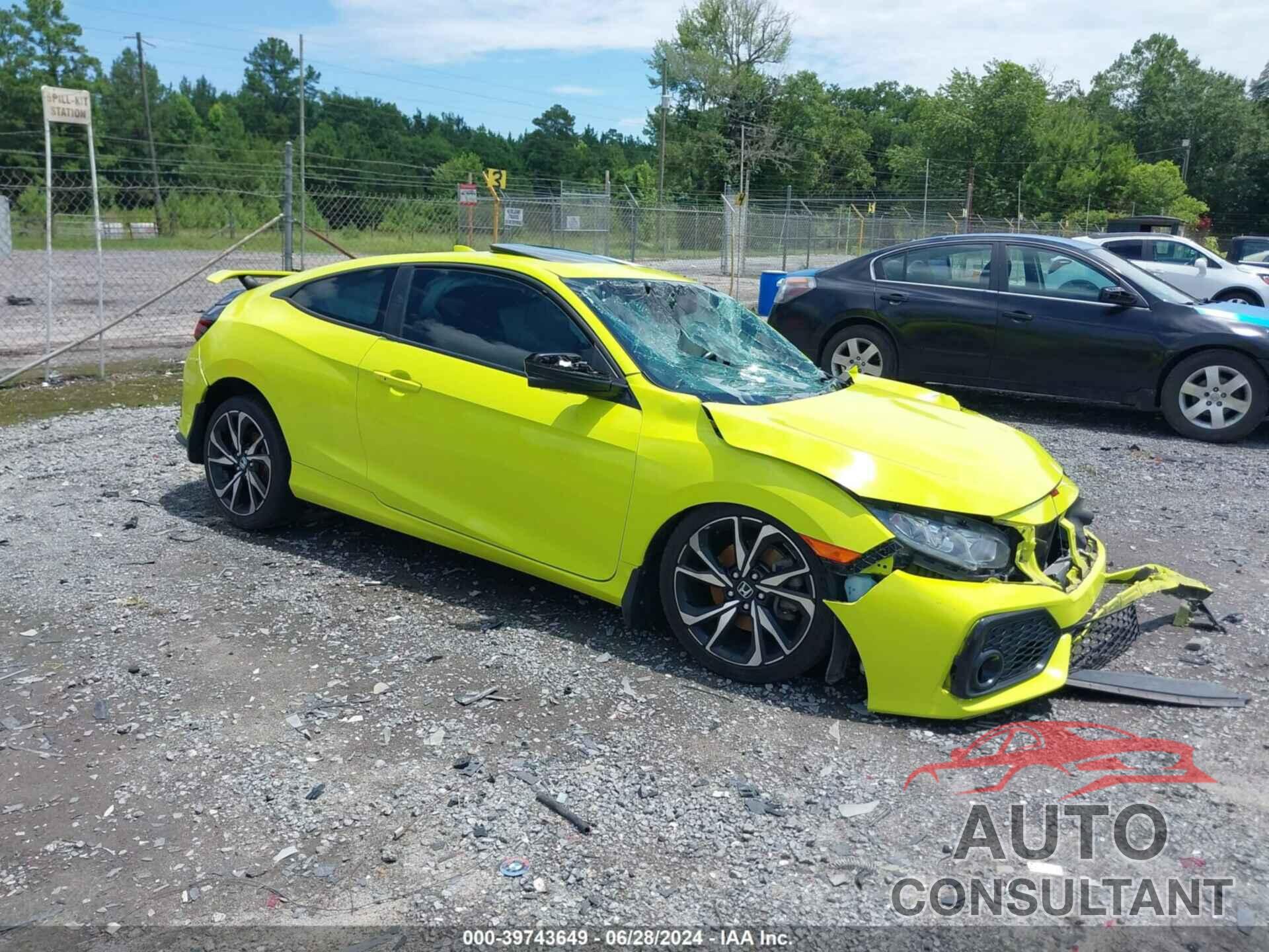 HONDA CIVIC SI 2019 - 2HGFC3A53KH751297