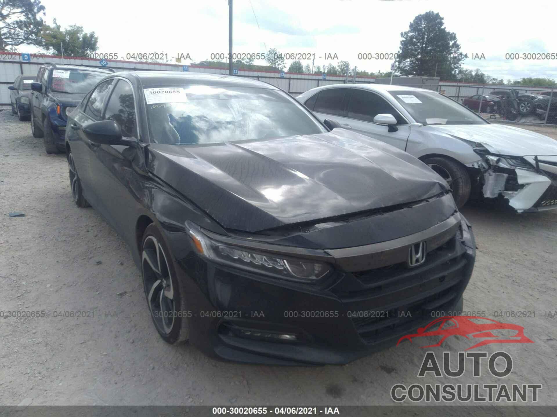 HONDA ACCORD SEDAN 2020 - 1HGCV1F3XLA123083