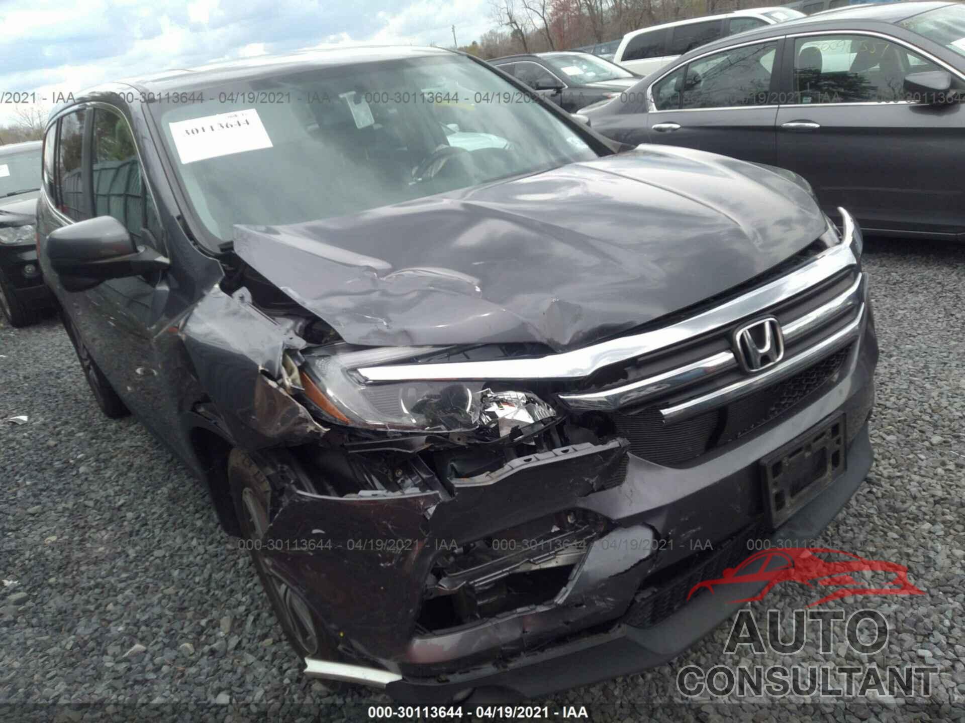 HONDA PILOT 2016 - 5FNYF6H82GB092769
