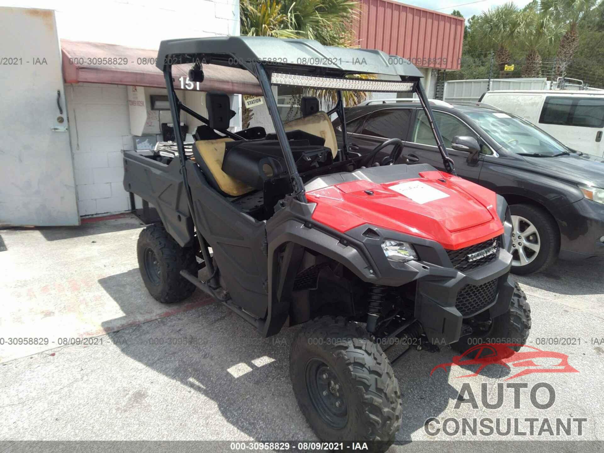 HONDA SXS1000 2016 - 1HFVE04LXG4000169