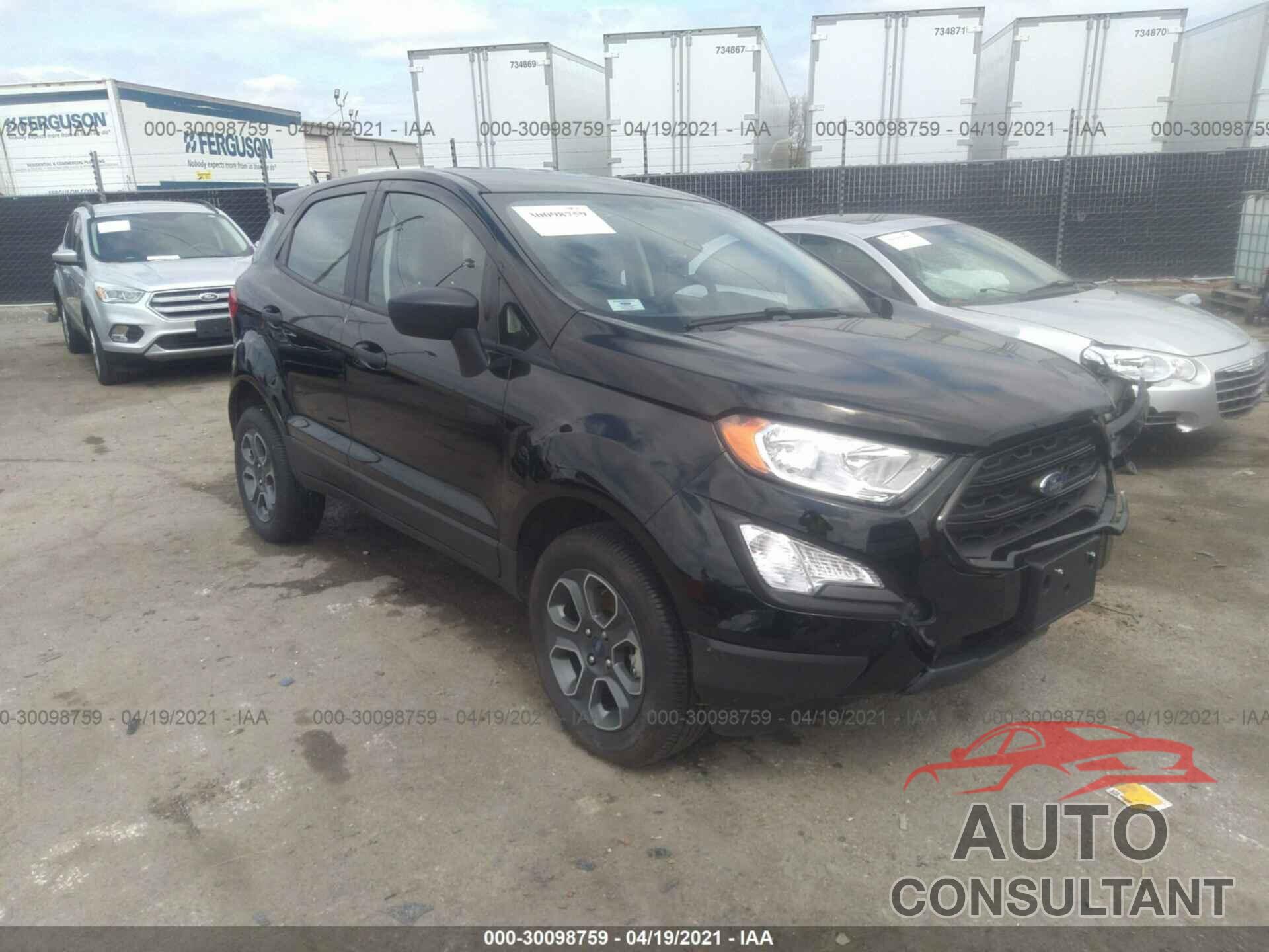 FORD ECOSPORT 2020 - MAJ6S3FL4LC390505