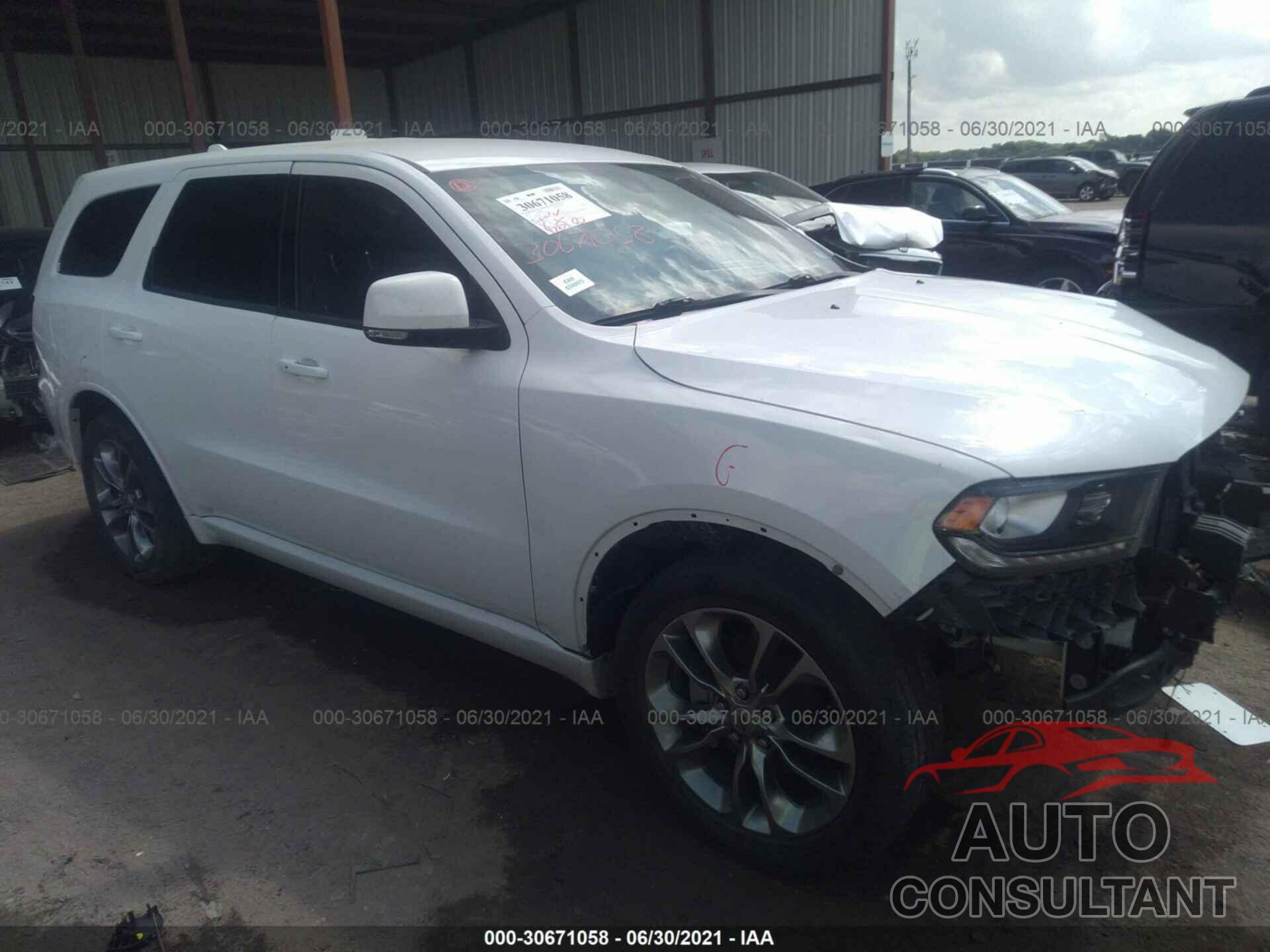DODGE DURANGO 2019 - 1C4RDHDG9KC647337