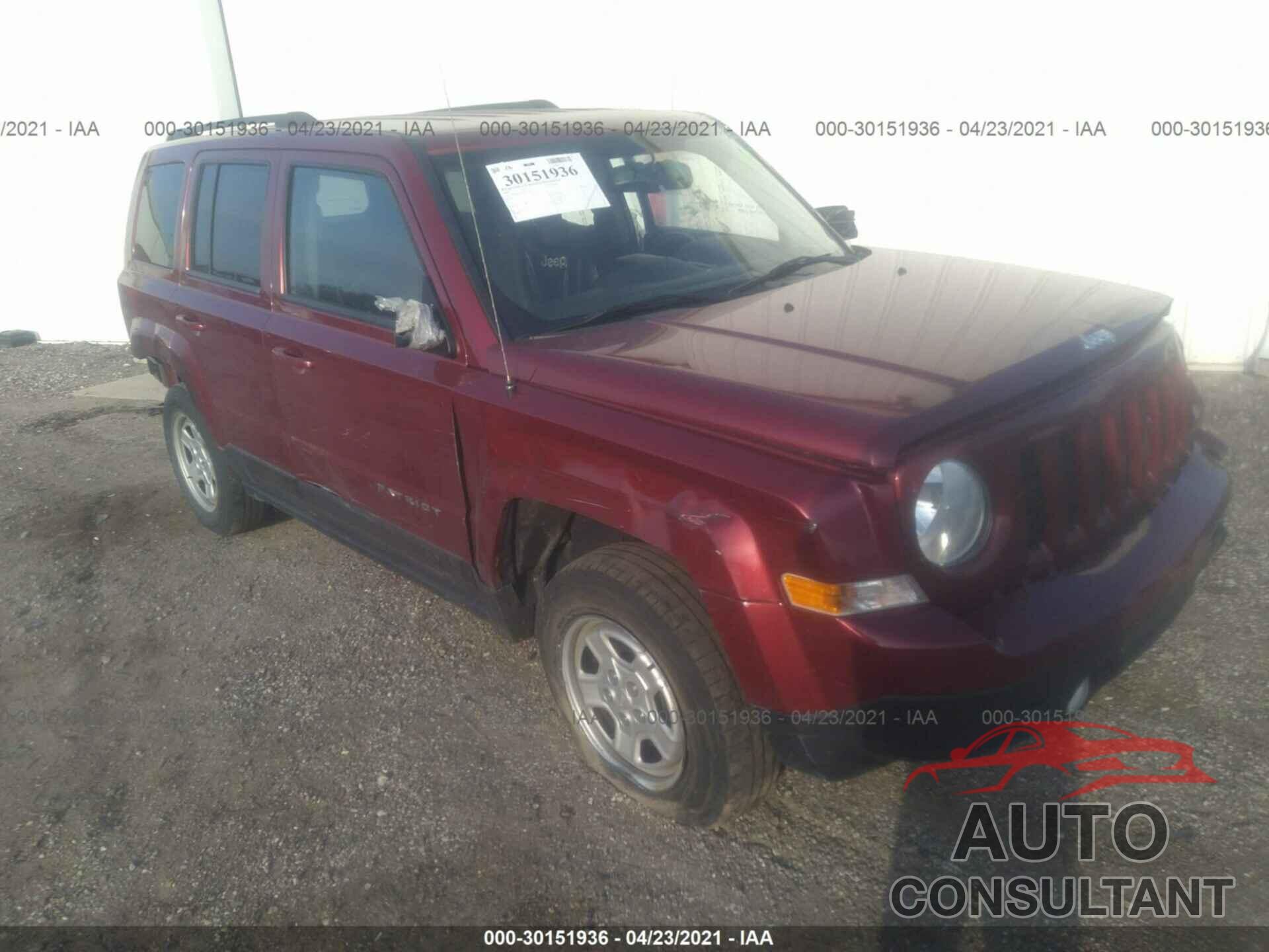 JEEP PATRIOT 2017 - 1C4NJRBBXHD142883