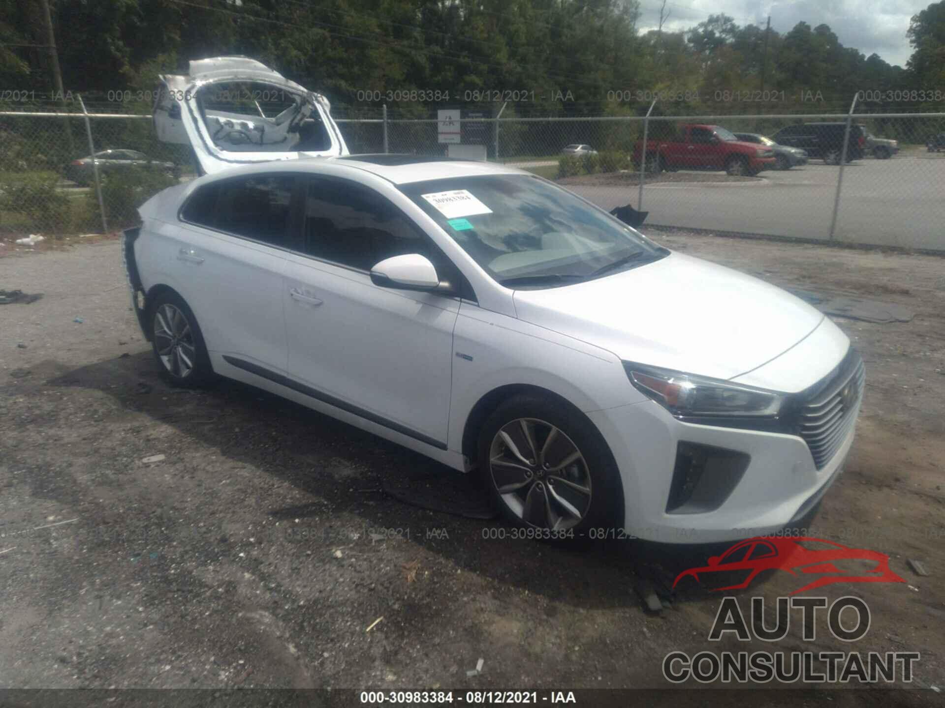 HYUNDAI IONIQ HYBRID 2019 - KMHC85LC0KU110756