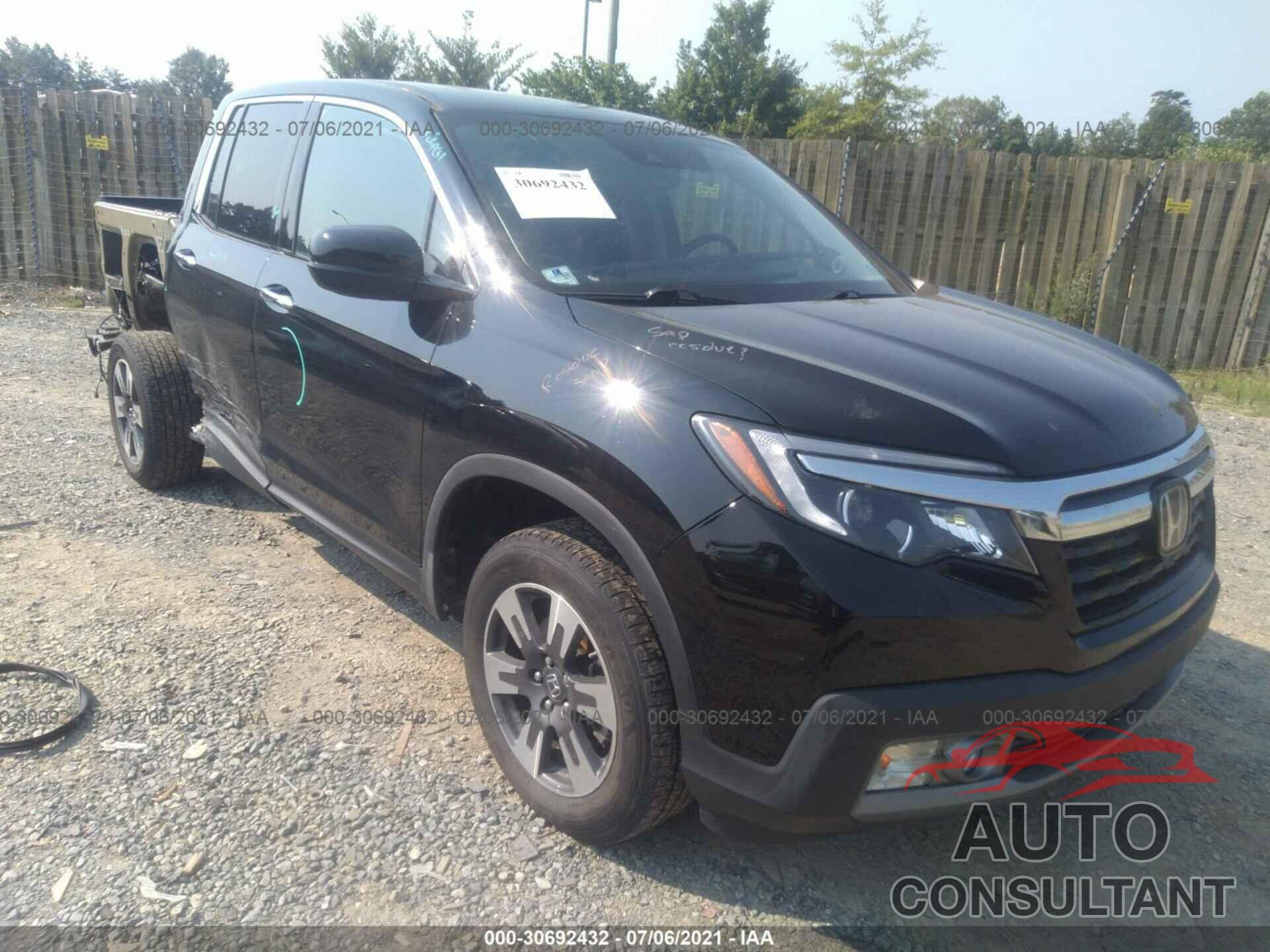 HONDA RIDGELINE 2017 - 5FPYK3F72HB033461