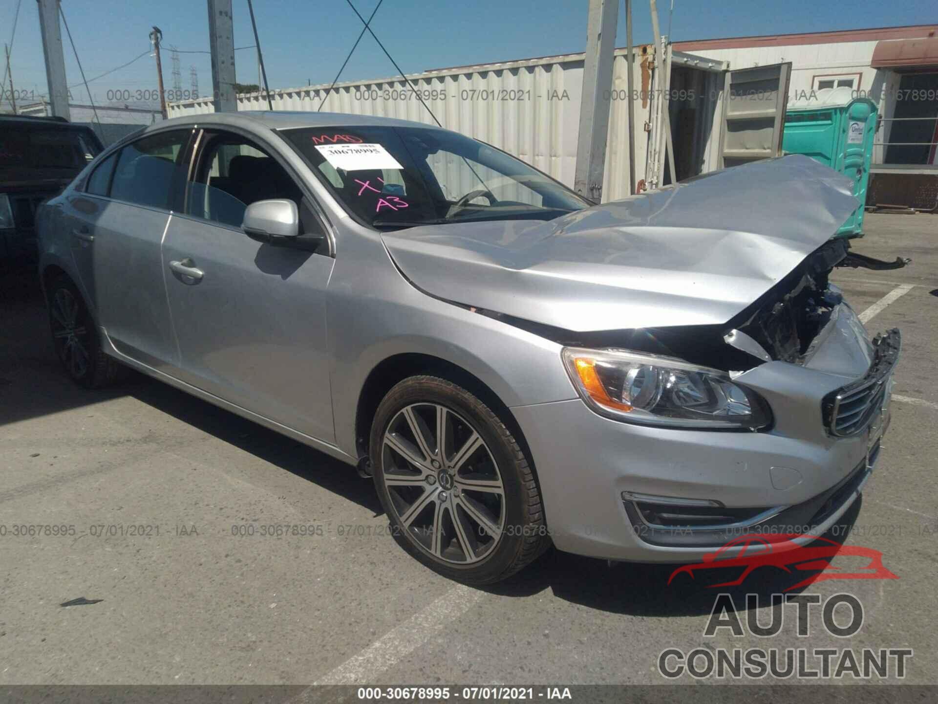 VOLVO S60 INSCRIPTION 2016 - LYV402FK9GB113352