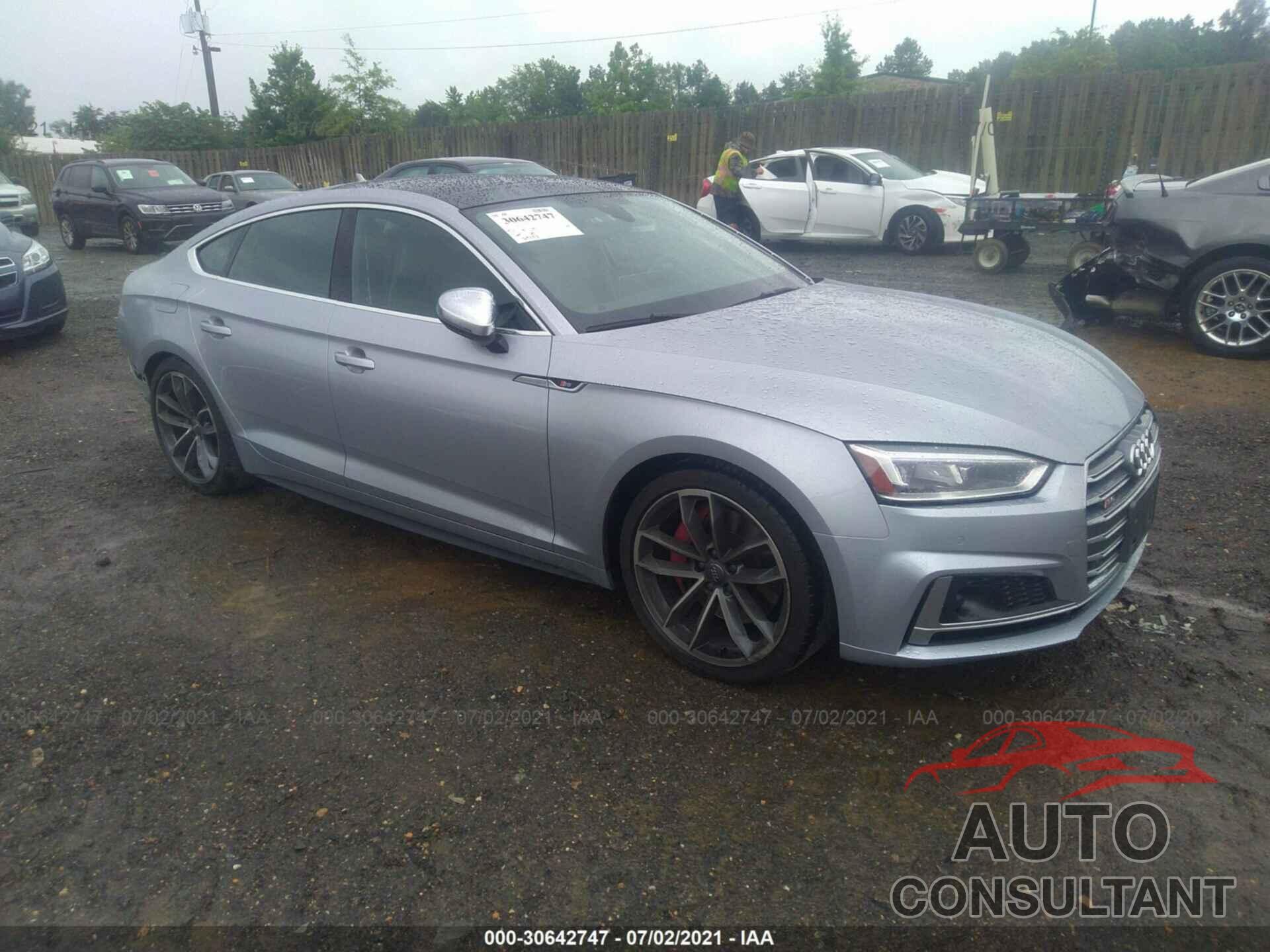 AUDI S5 SPORTBACK 2018 - WAUC4CF51JA036553