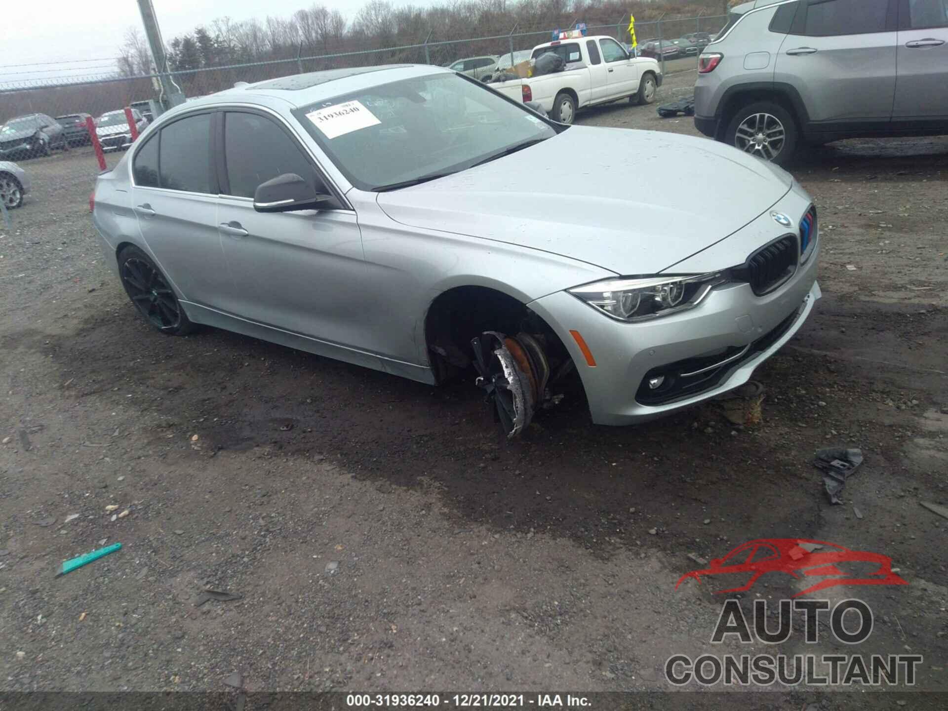 BMW 3 SERIES 2017 - WBA8D9G5XHNU58900