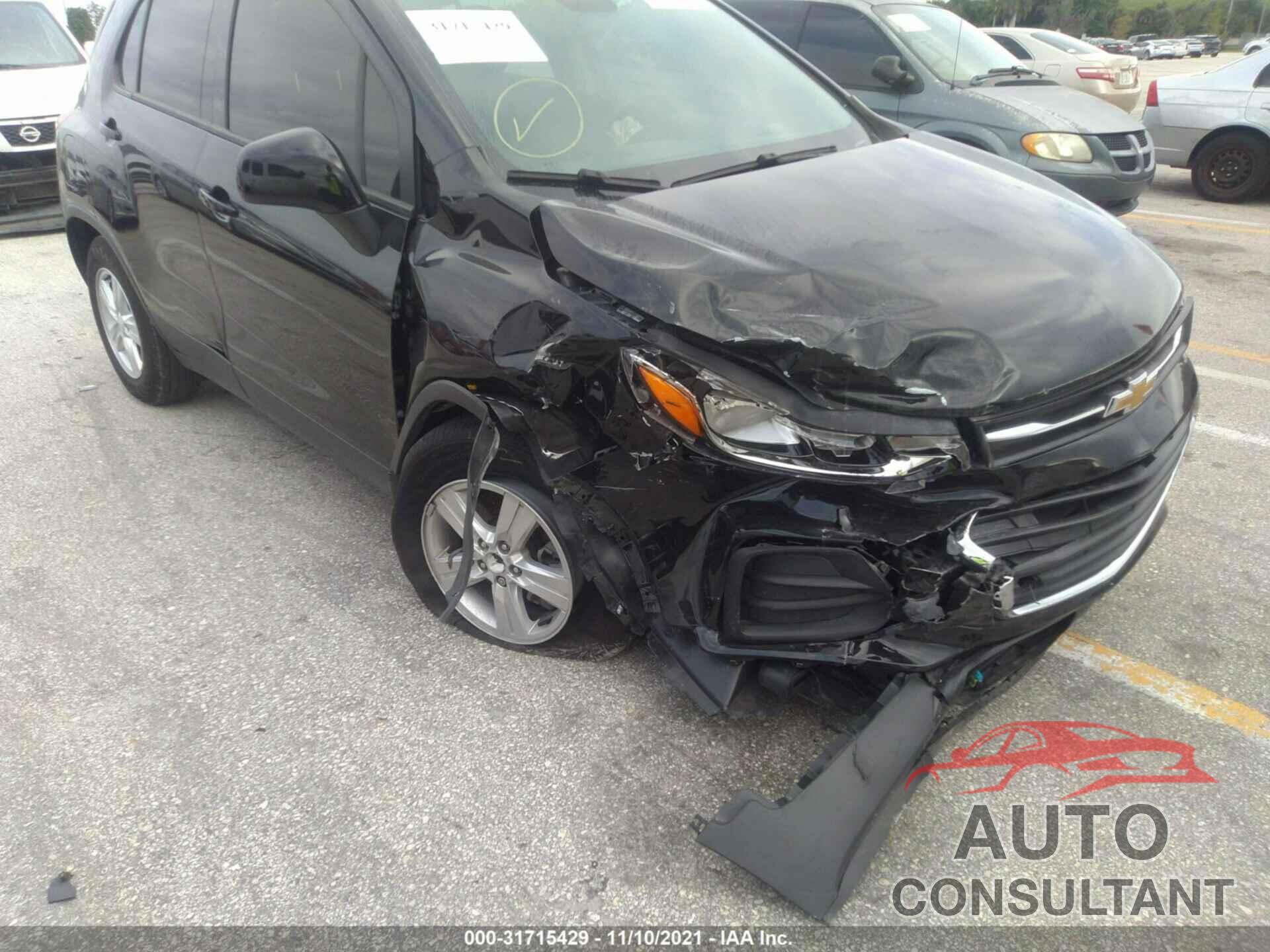 CHEVROLET TRAX 2020 - KL7CJKSB1LB087627