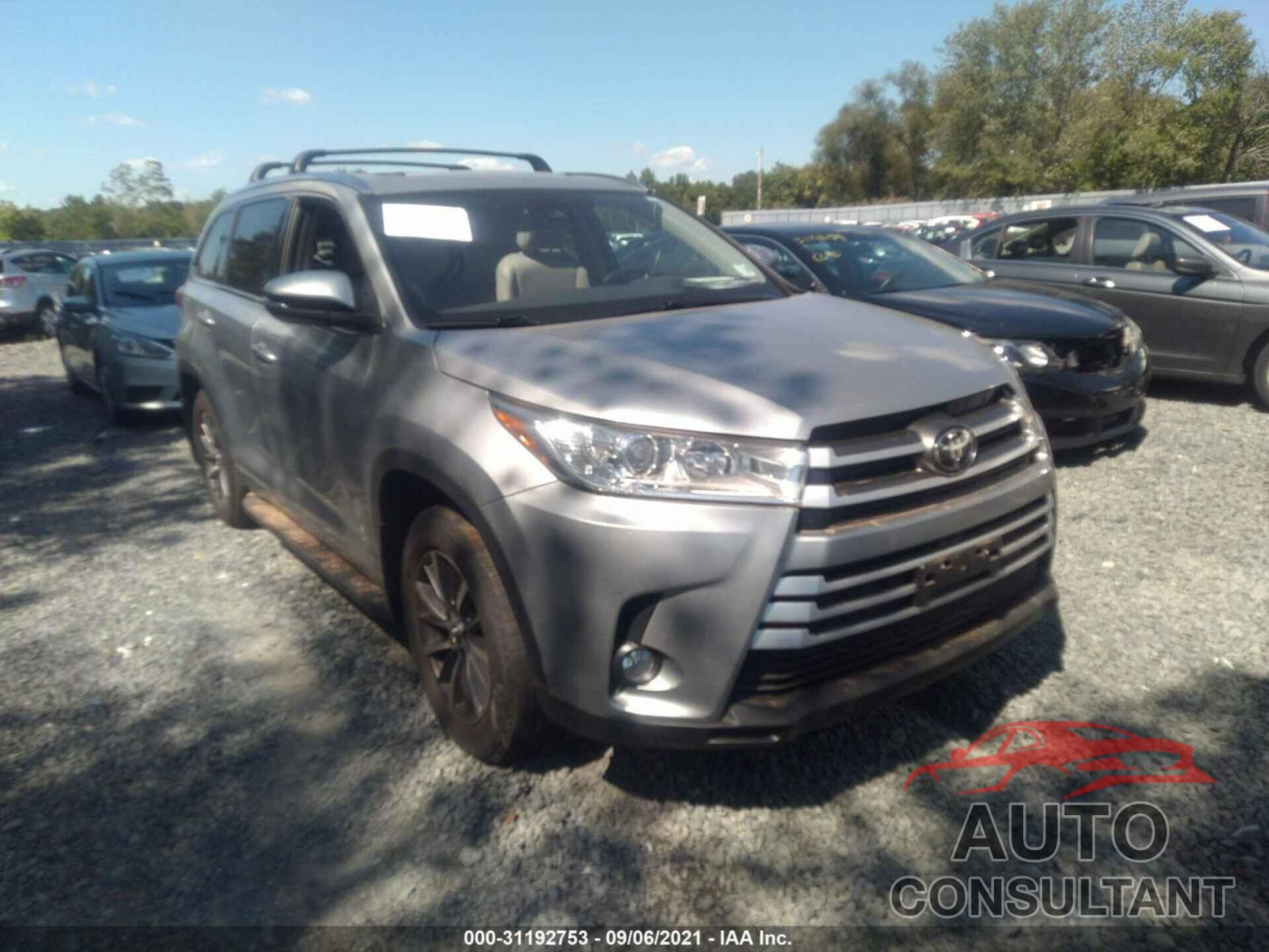 TOYOTA HIGHLANDER 2017 - 5TDJZRFHXHS409465
