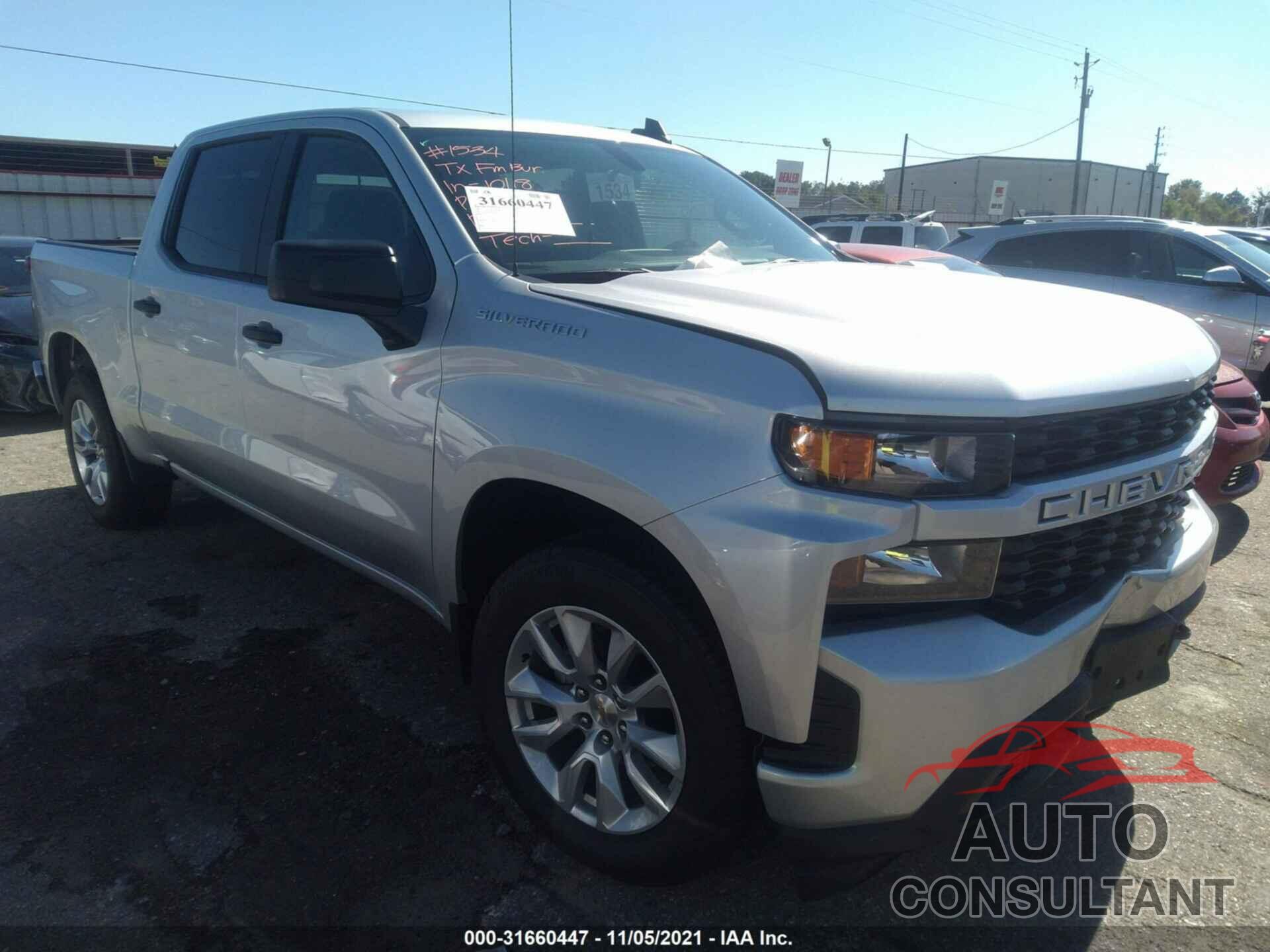 CHEVROLET SILVERADO 1500 2021 - 3GCPWBEKXMG440683