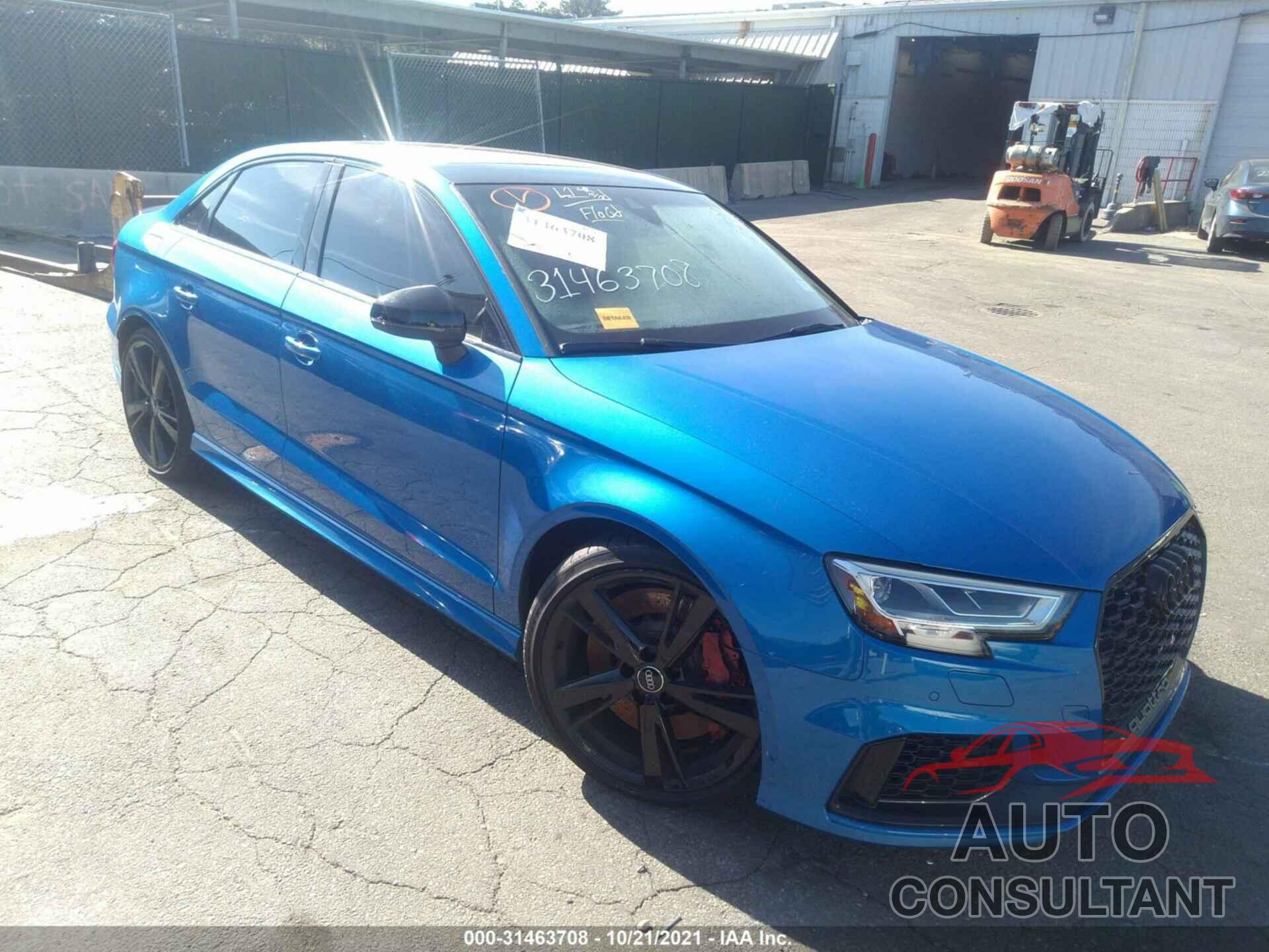 AUDI RS 3 2019 - WUABWGFF2KA903777