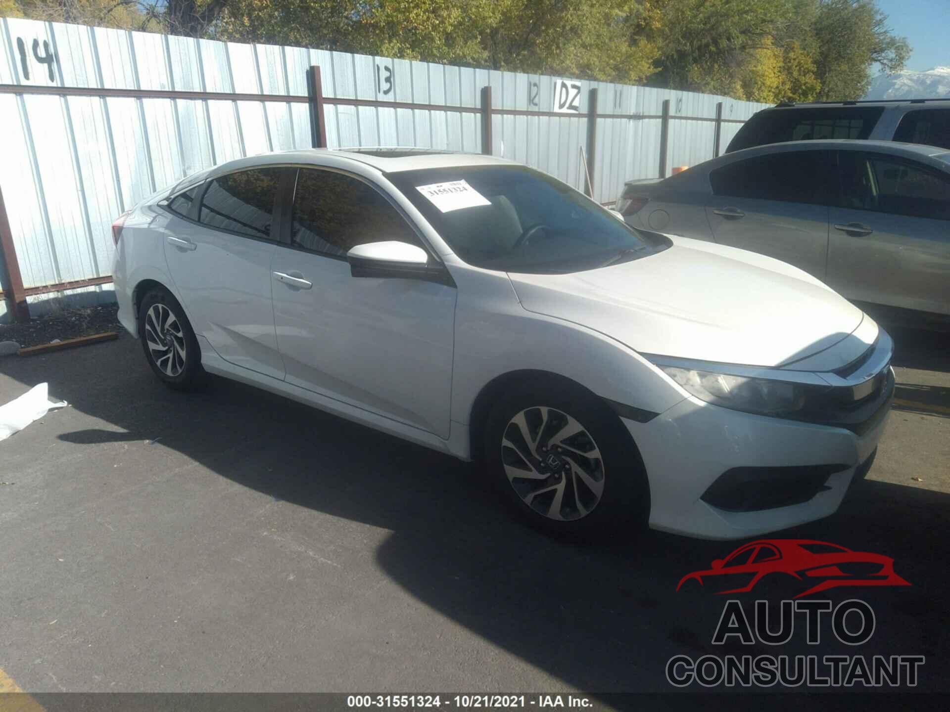 HONDA CIVIC SEDAN 2016 - 19XFC2F7XGE053596