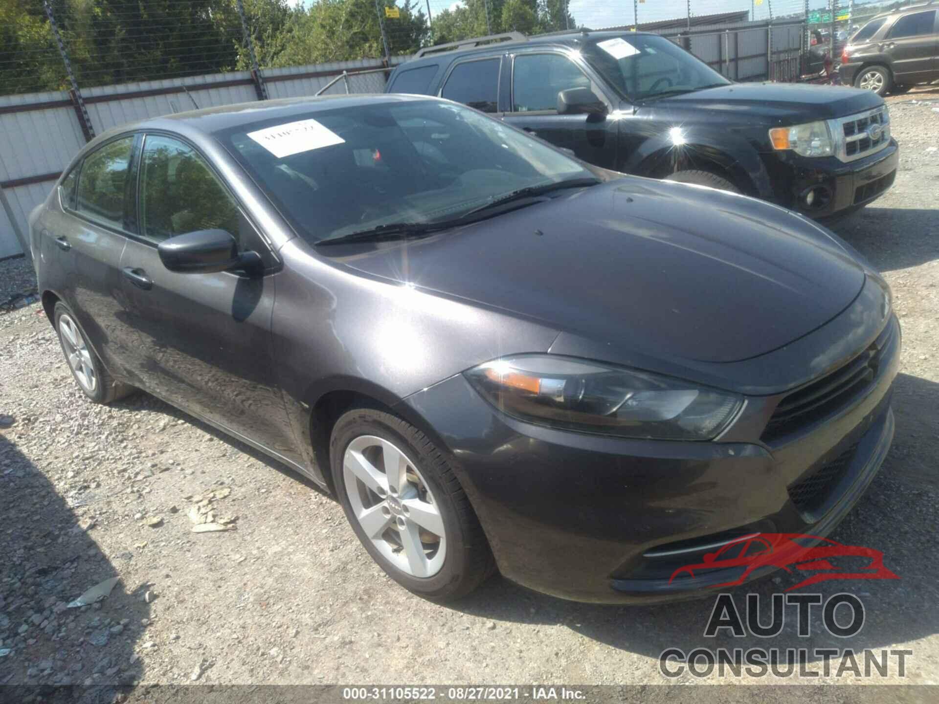 DODGE DART 2016 - 1C3CDFBA9GD652441