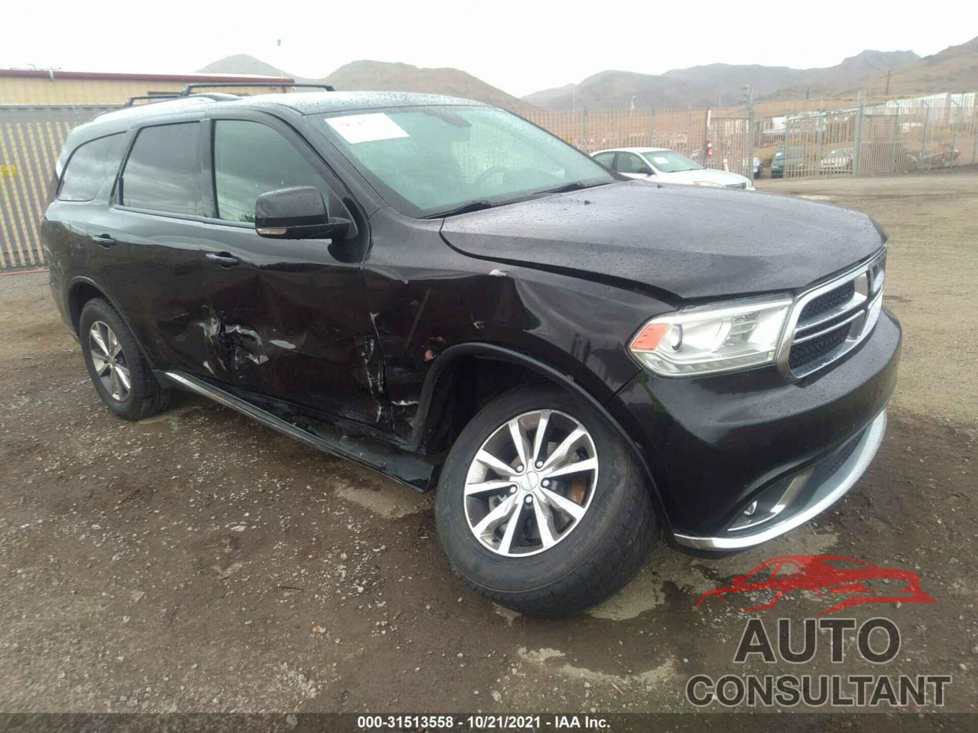 DODGE DURANGO 2016 - 1C4RDJDG6GC433324